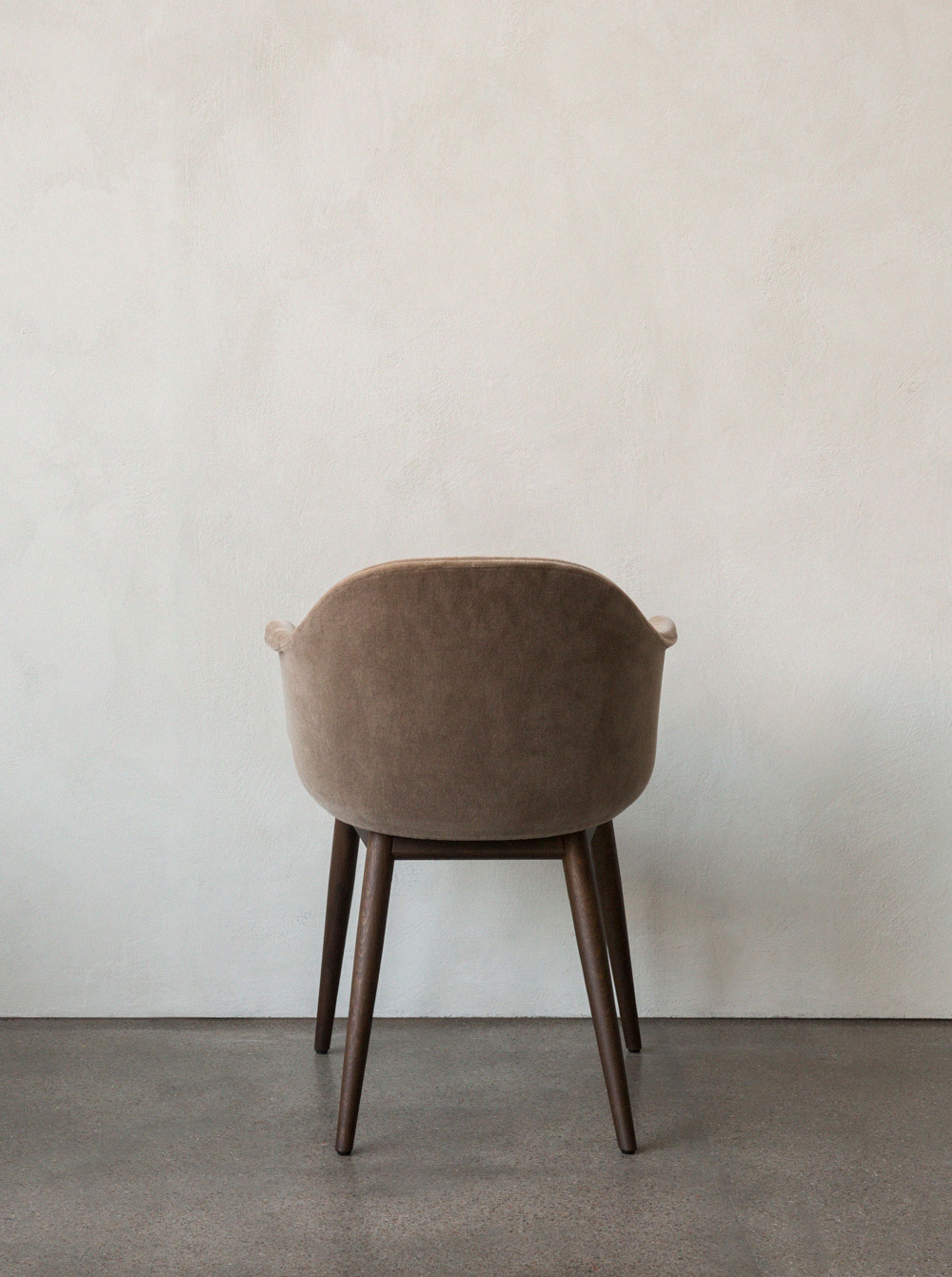 MENU - Sedia - Harbour Dining Chair / Natural Oak Base - Burned Red