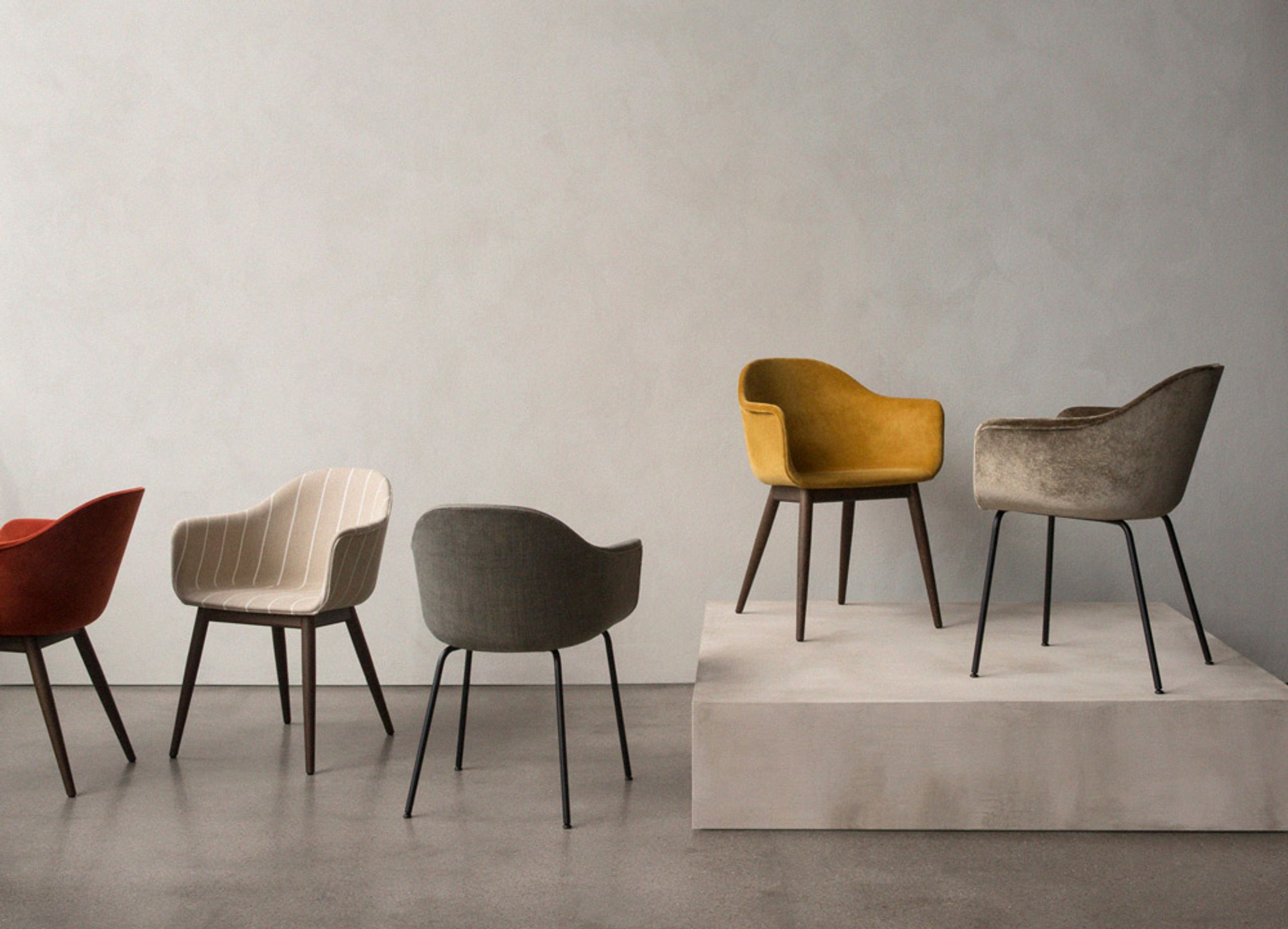 MENU - Chair - Harbour Dining Chair / Natural Oak Base - Olive