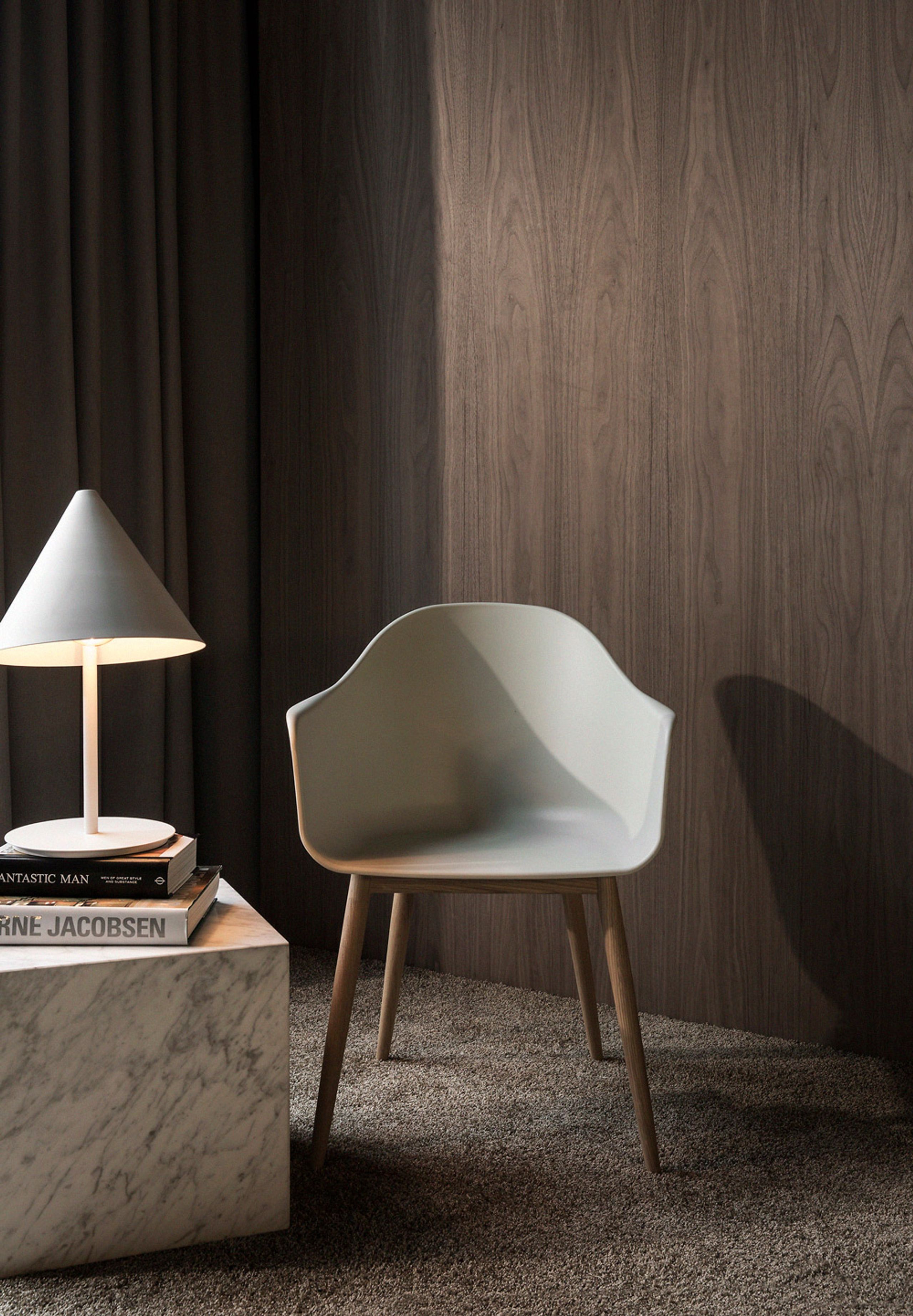 MENU - Chair - Harbour Dining Chair / Natural Oak Base - Olive