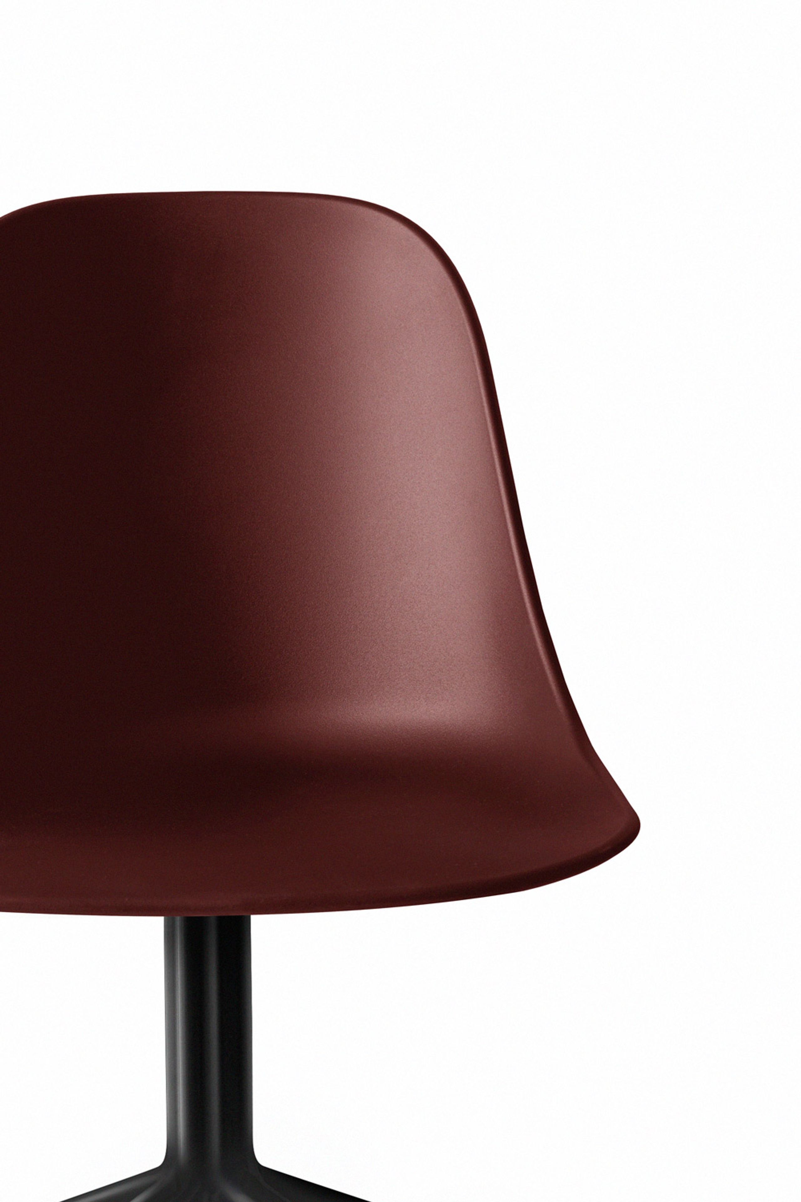 MENU - Chair - Harbour Side Dining Chair / Black Star Base w. Swivel - Burned Red