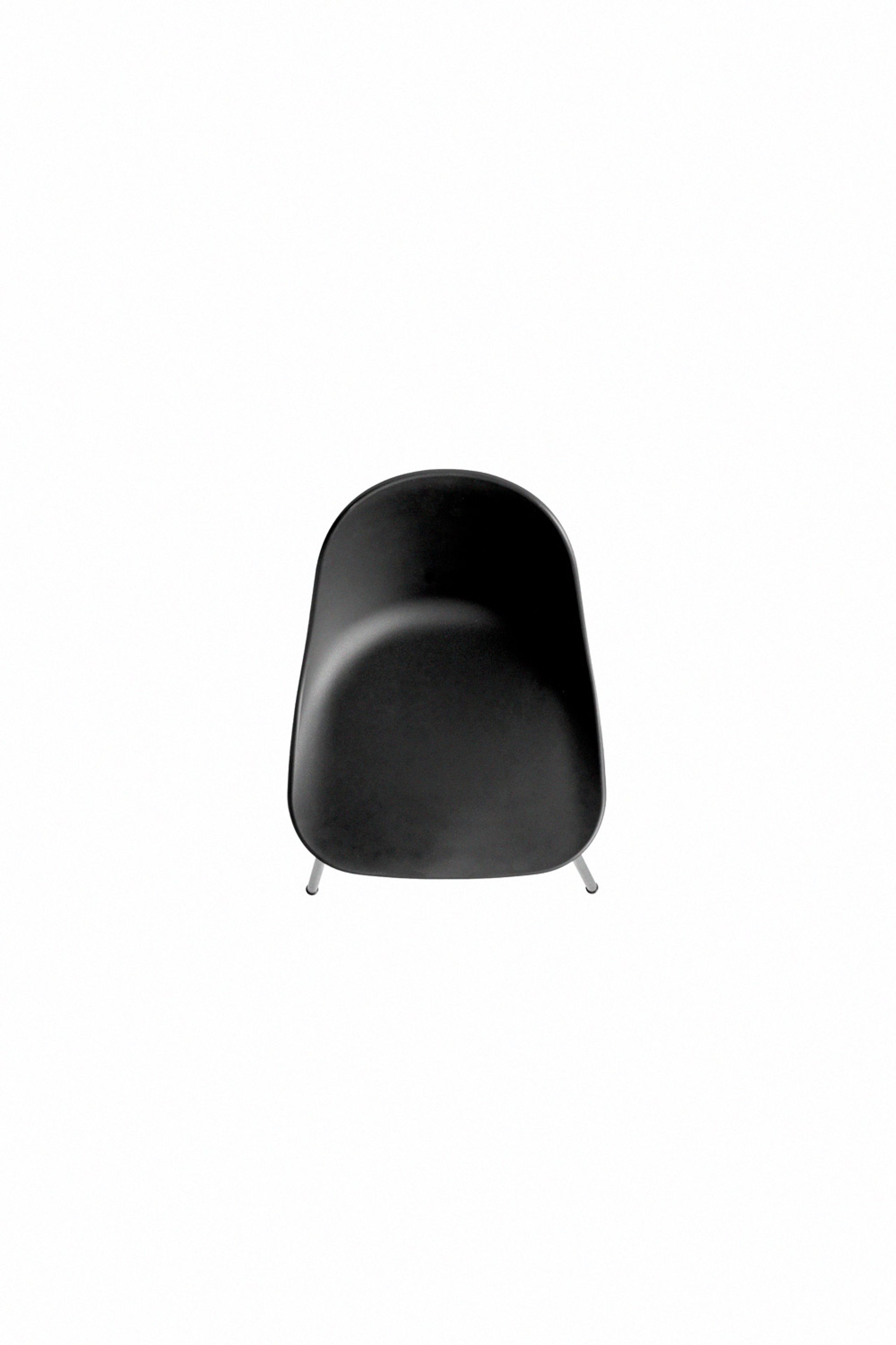 MENU - Cadeira - Harbour Side Dining Chair / Black Steel Base - Black