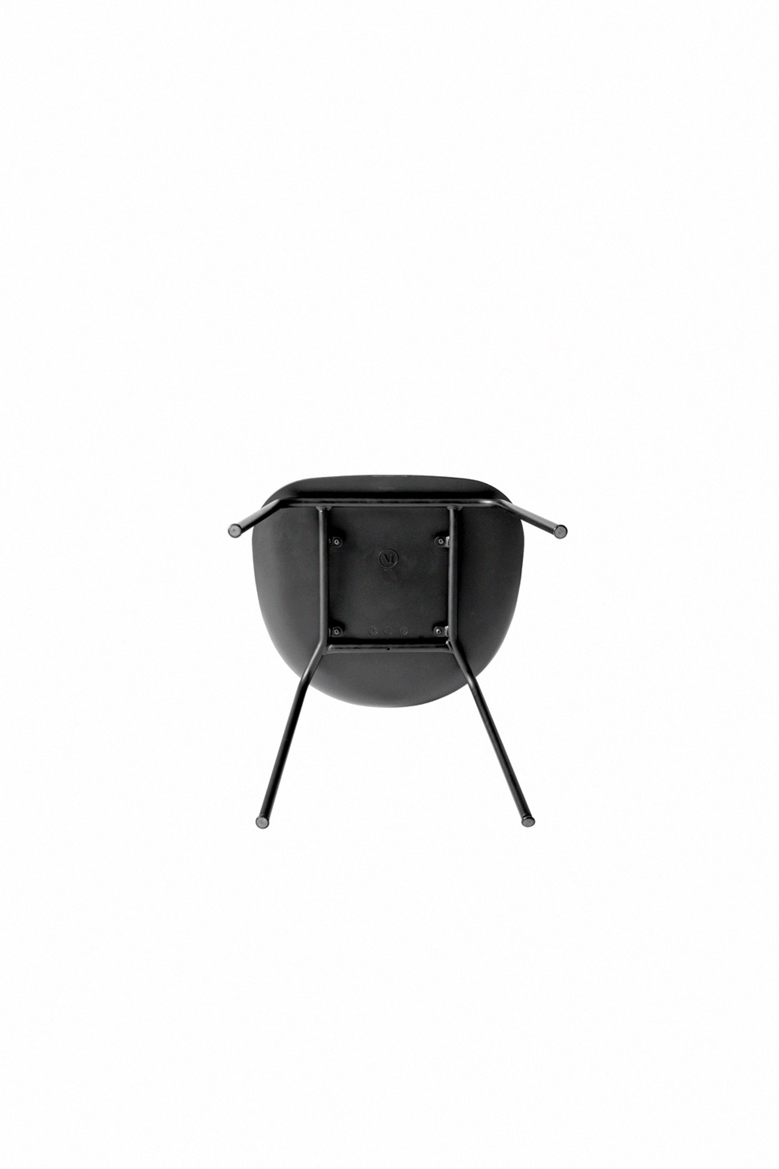 MENU - Cadeira - Harbour Side Dining Chair / Black Steel Base - Black