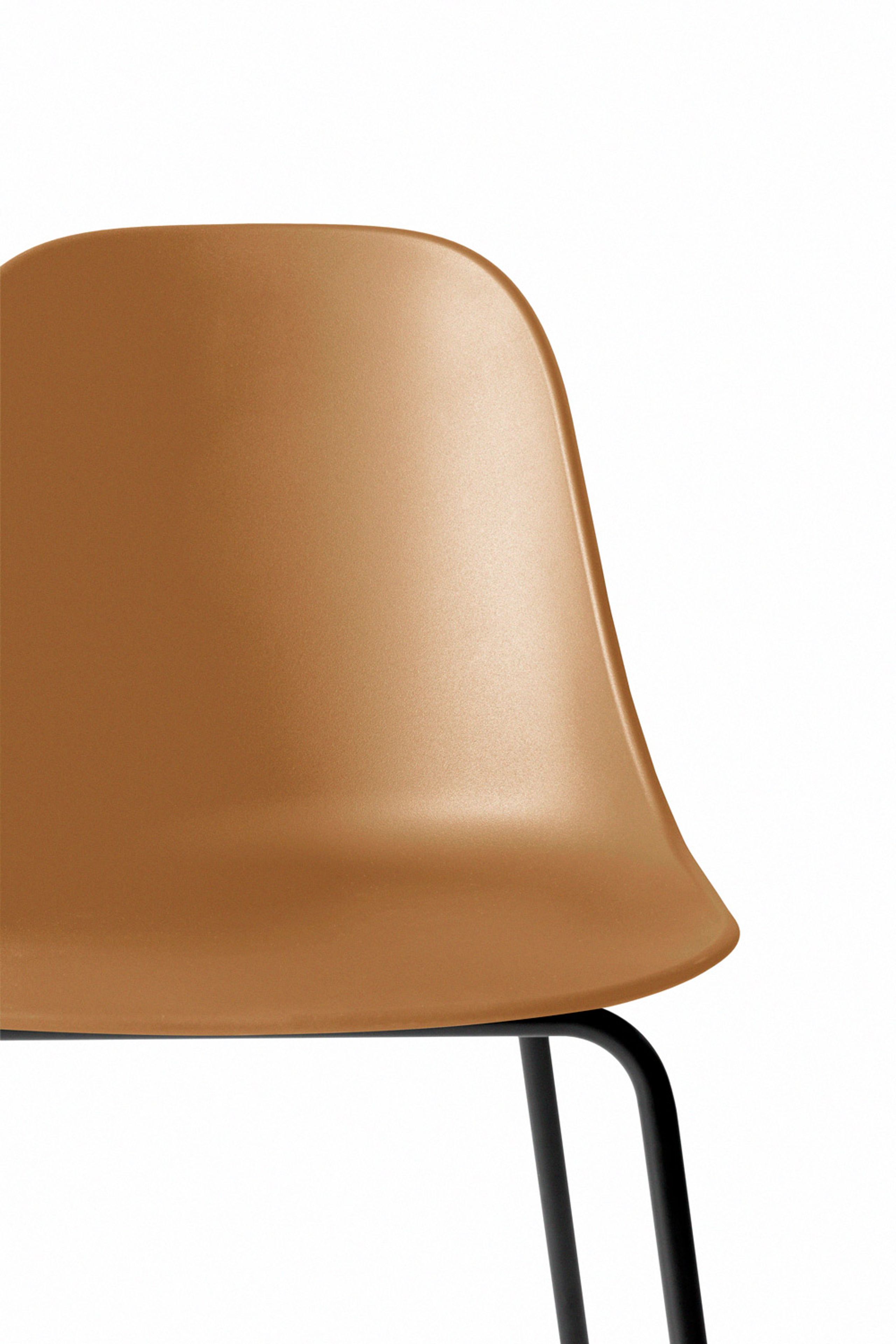 MENU - Chair - Harbour Side Dining Chair / Black Steel Base - Khaki