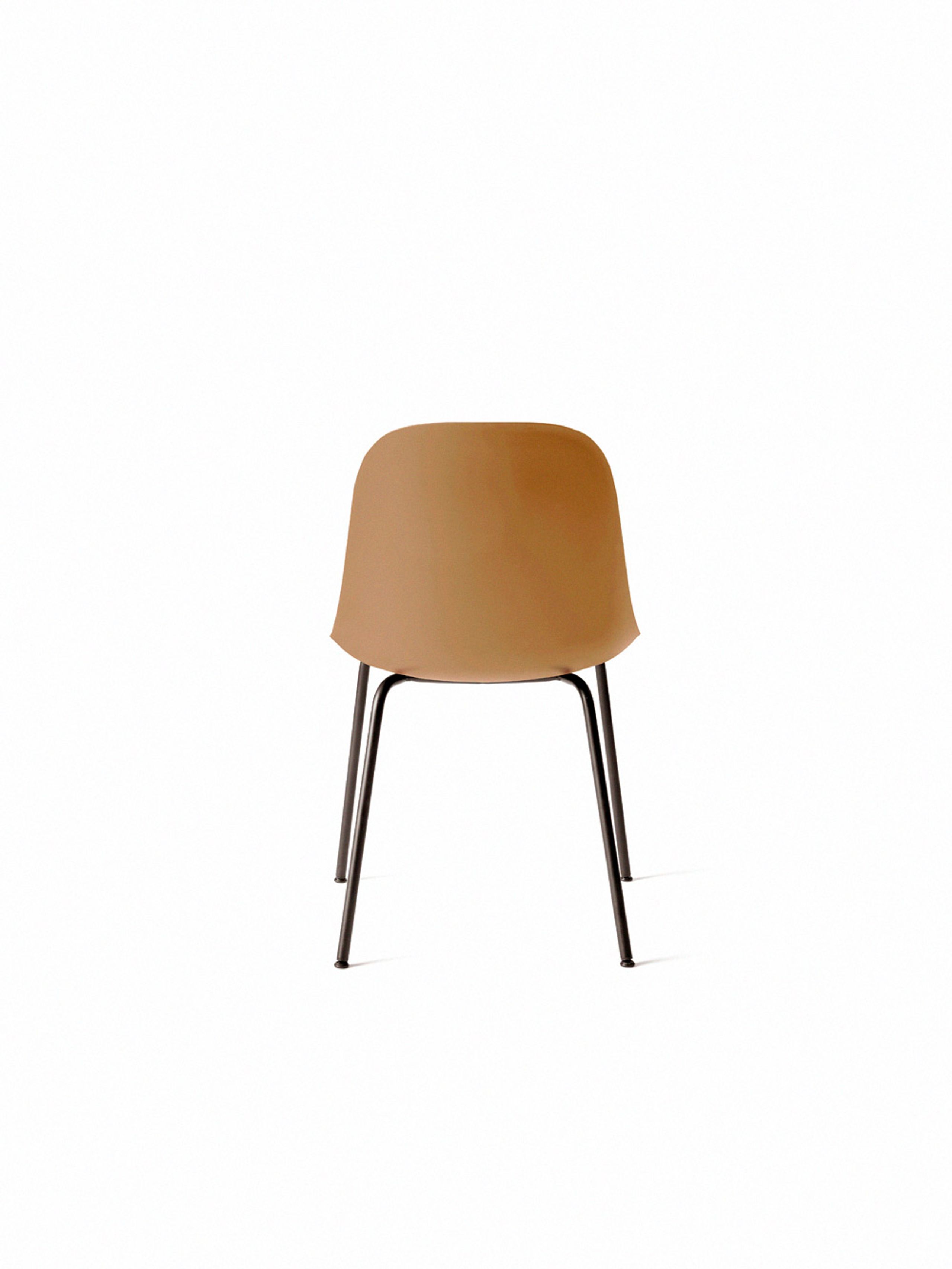 MENU - Chair - Harbour Side Dining Chair / Black Steel Base - Khaki