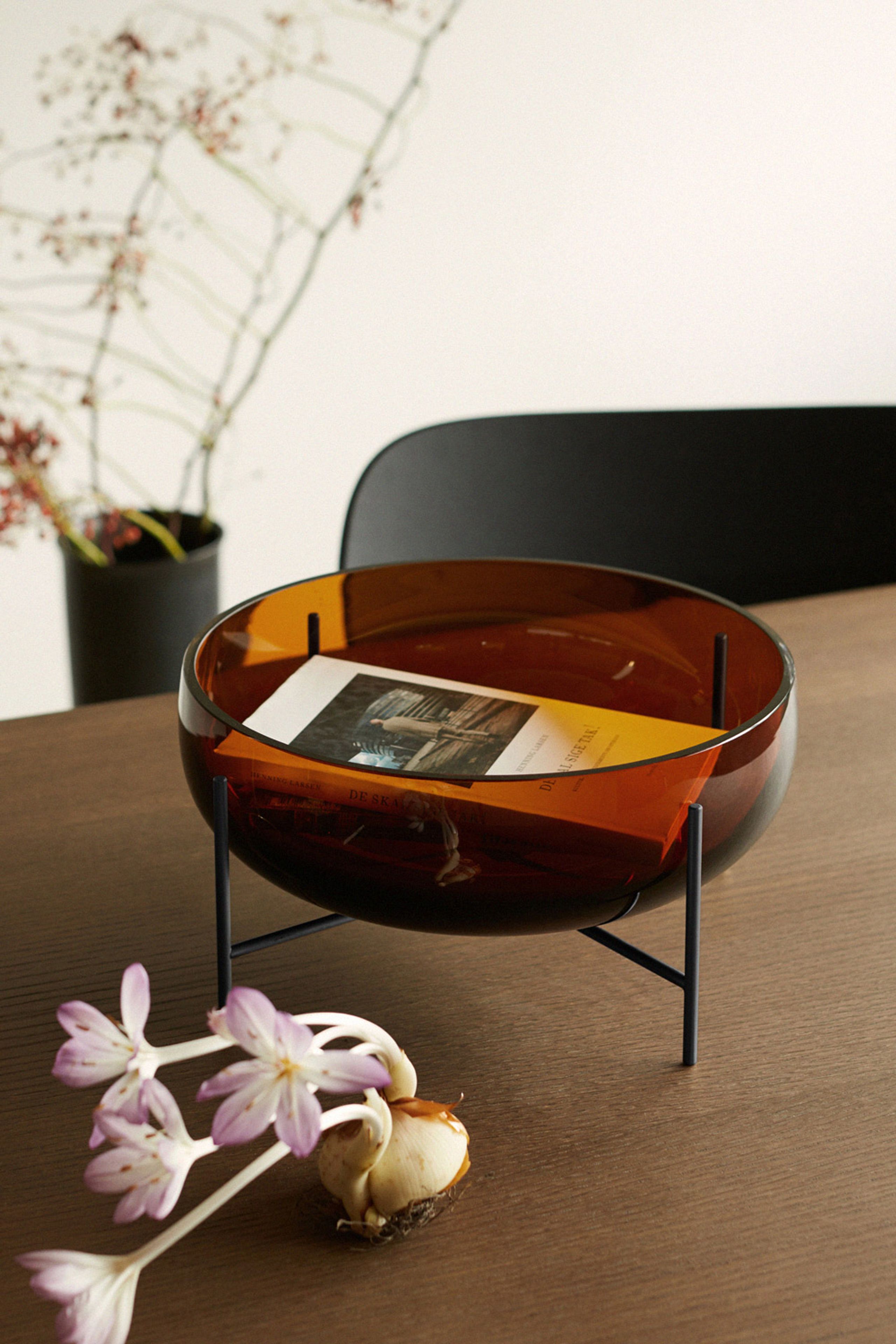 MENU - Wazon - Èchasse Bowl - Large - Smoked / Brushed Brass