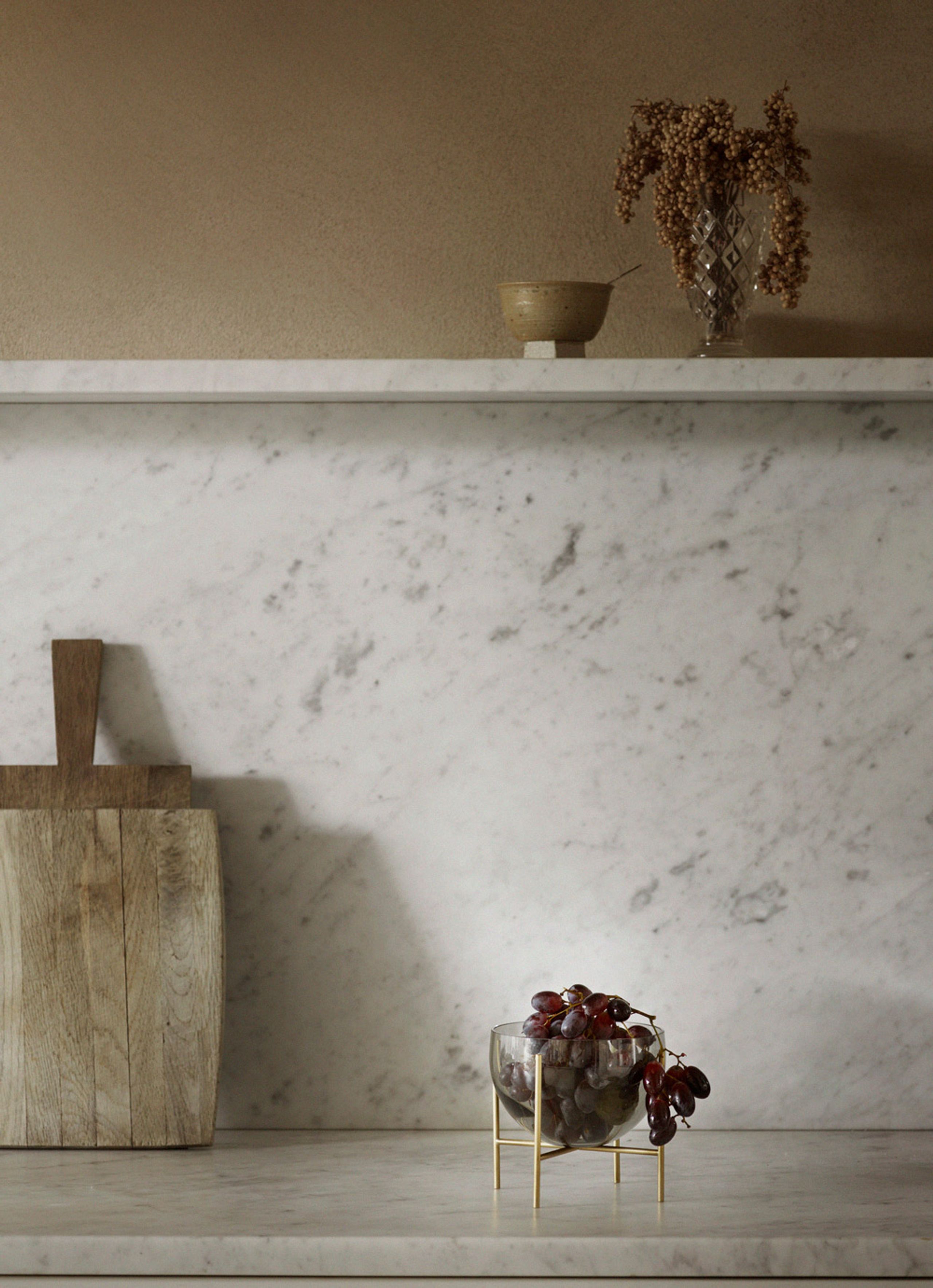 MENU - Vase - Èchasse Bowl - Small - Smoked / Brushed Brass