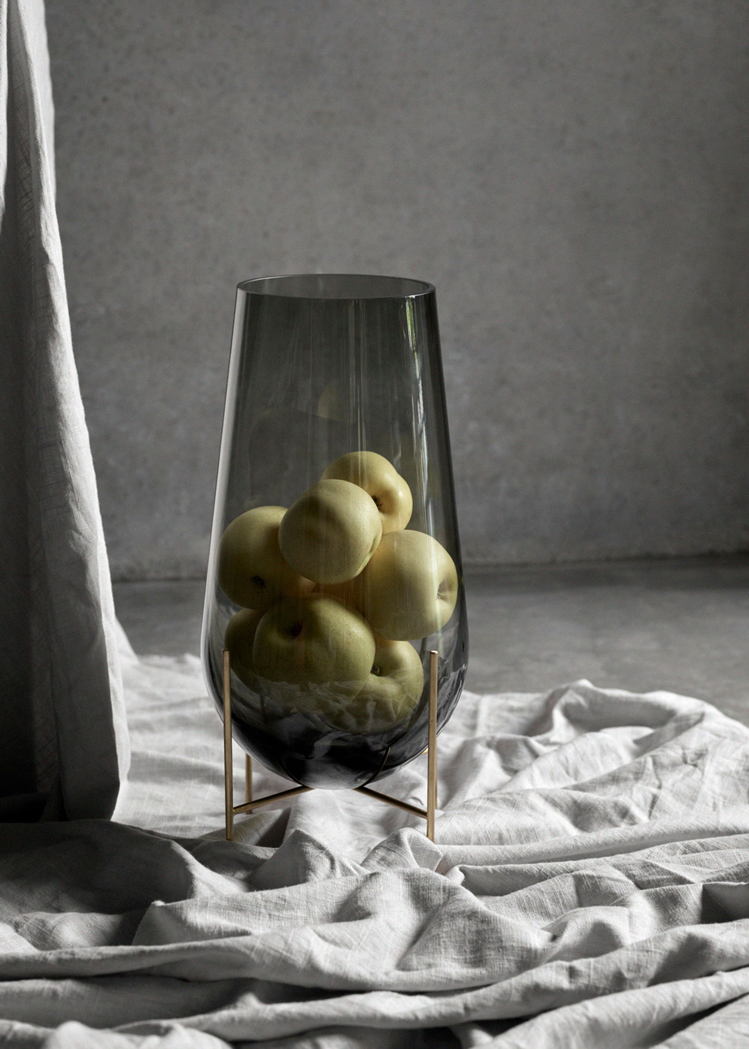 MENU - Vase - Èchasse Vase - Large - Amber / Bronzed Brass