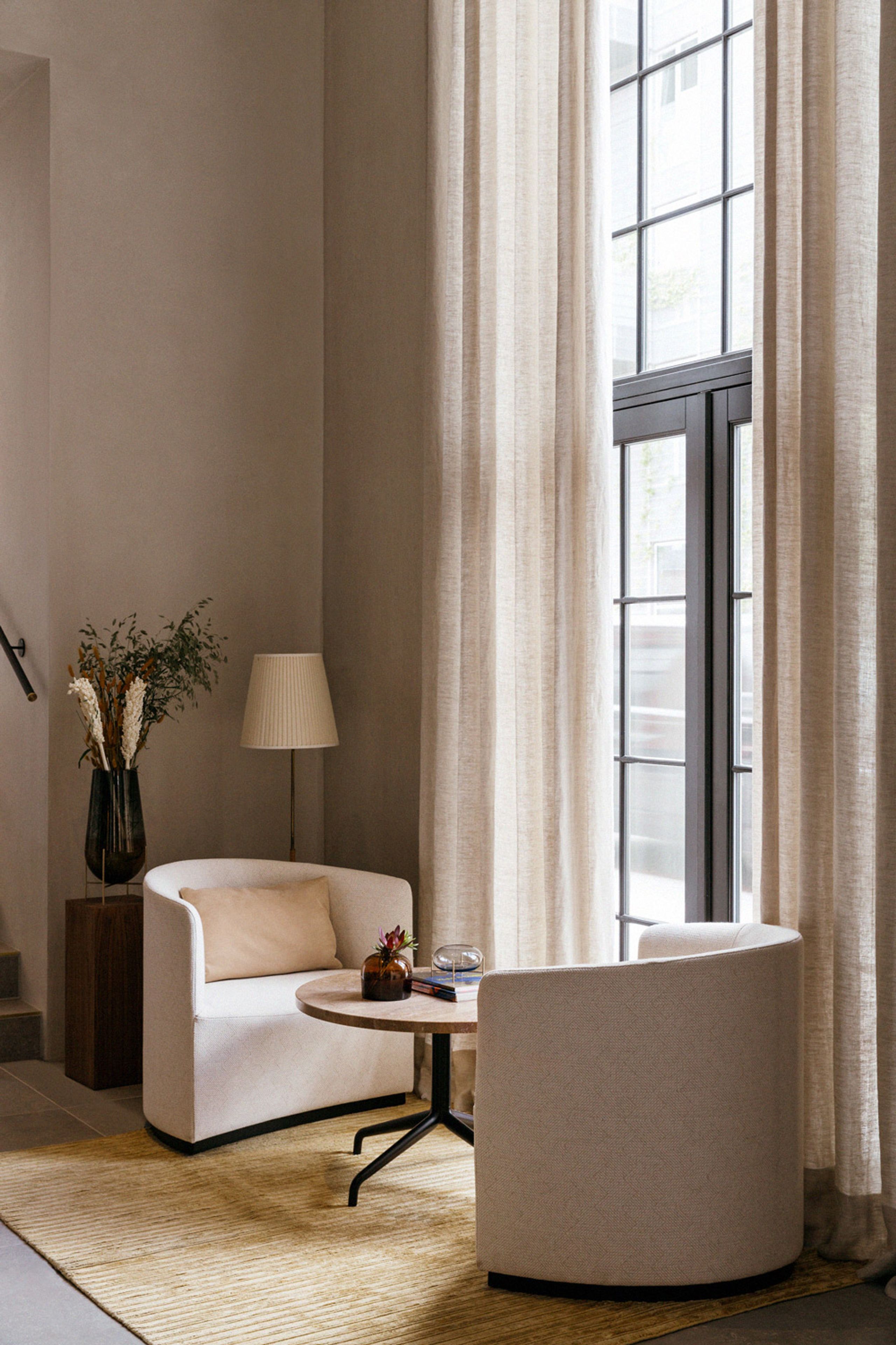 MENU - Vase - Èchasse Vase - Small - Amber / Bronzed Brass