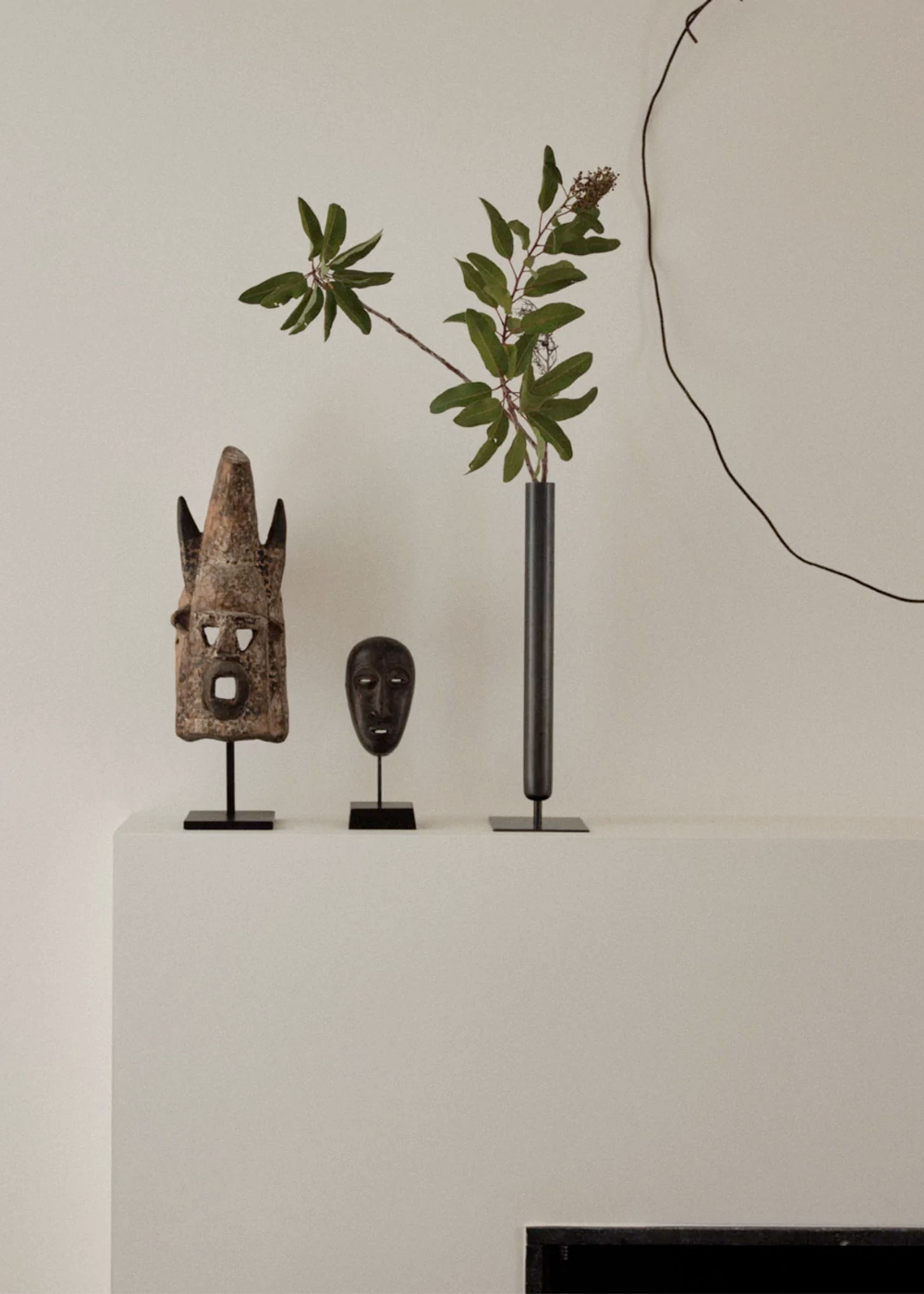 MENU - Vase - Stance Vase - H50 - Black/dark