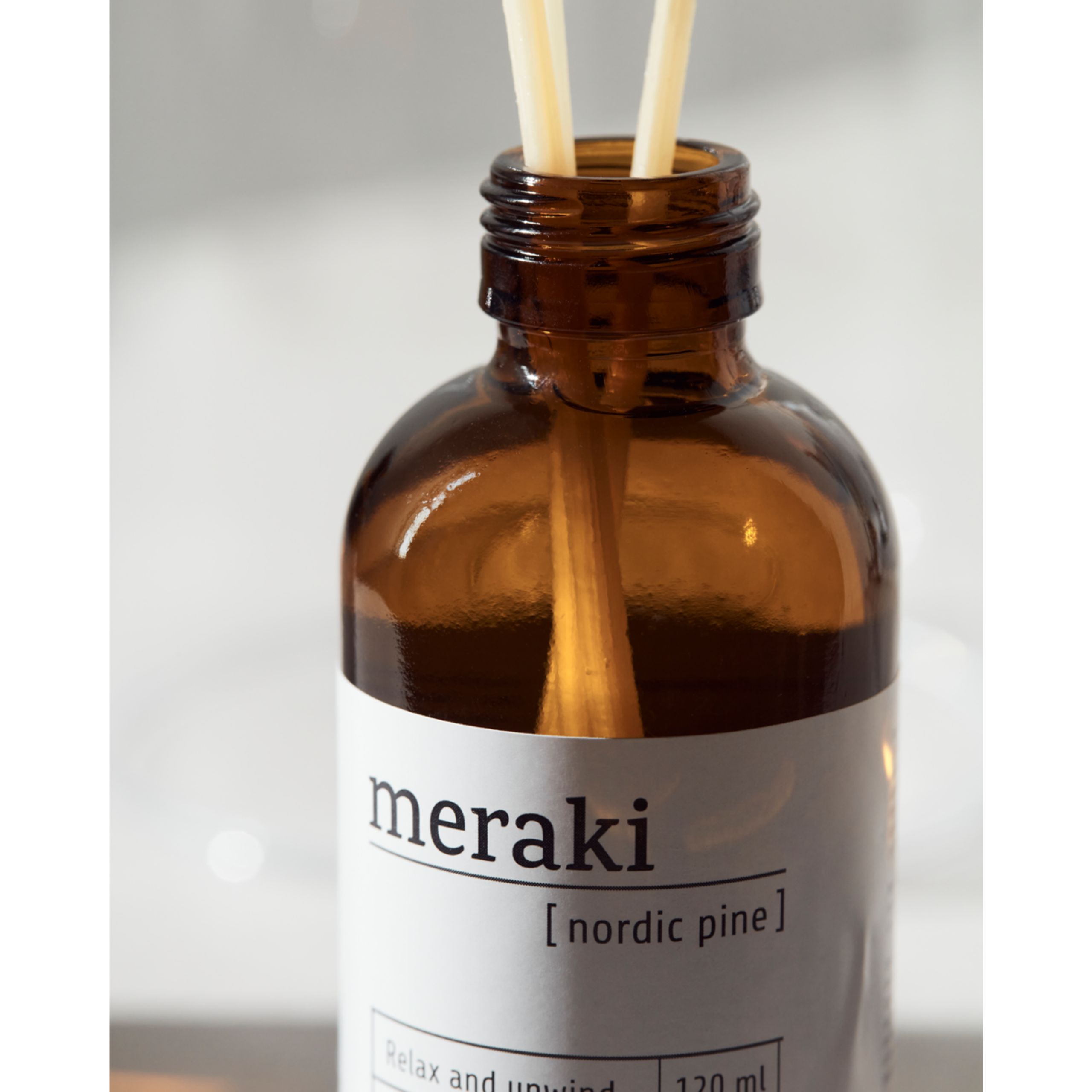 Meraki - Rafraîchisseur d'odeur - Duftfrisker m. 7 pinde - Nordic Pine, Brown