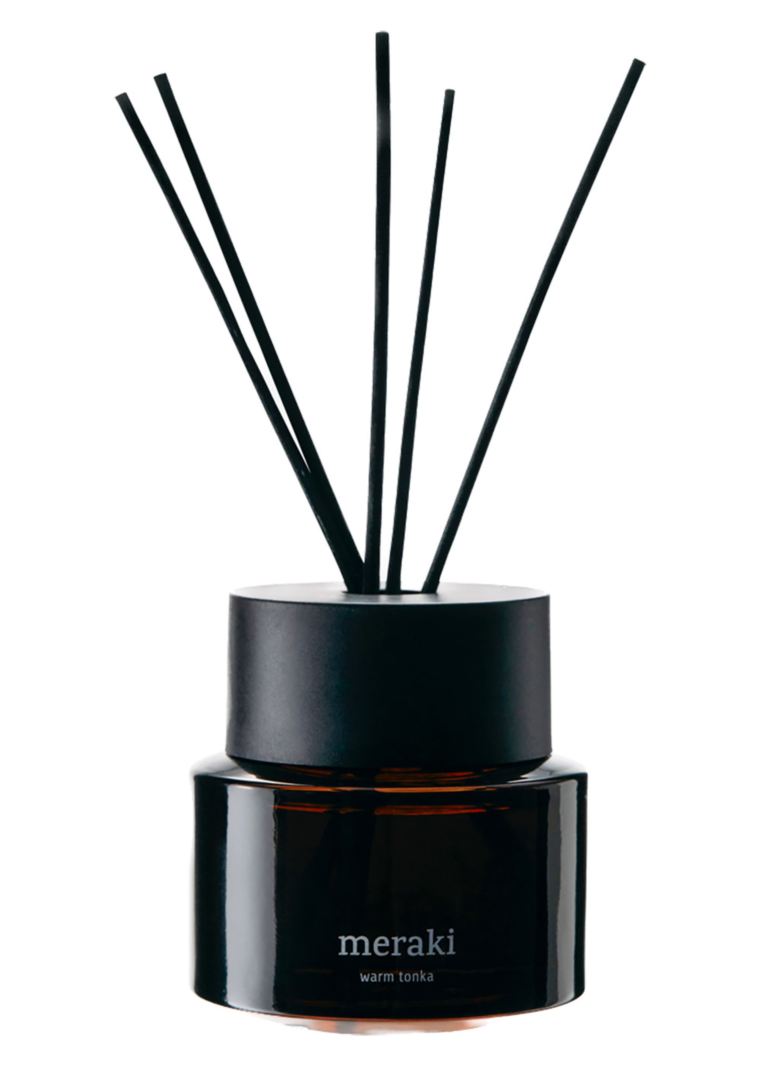 Meraki - Osvěžovač vůně - Scent freshener with sticks - Warm tonka, Brown