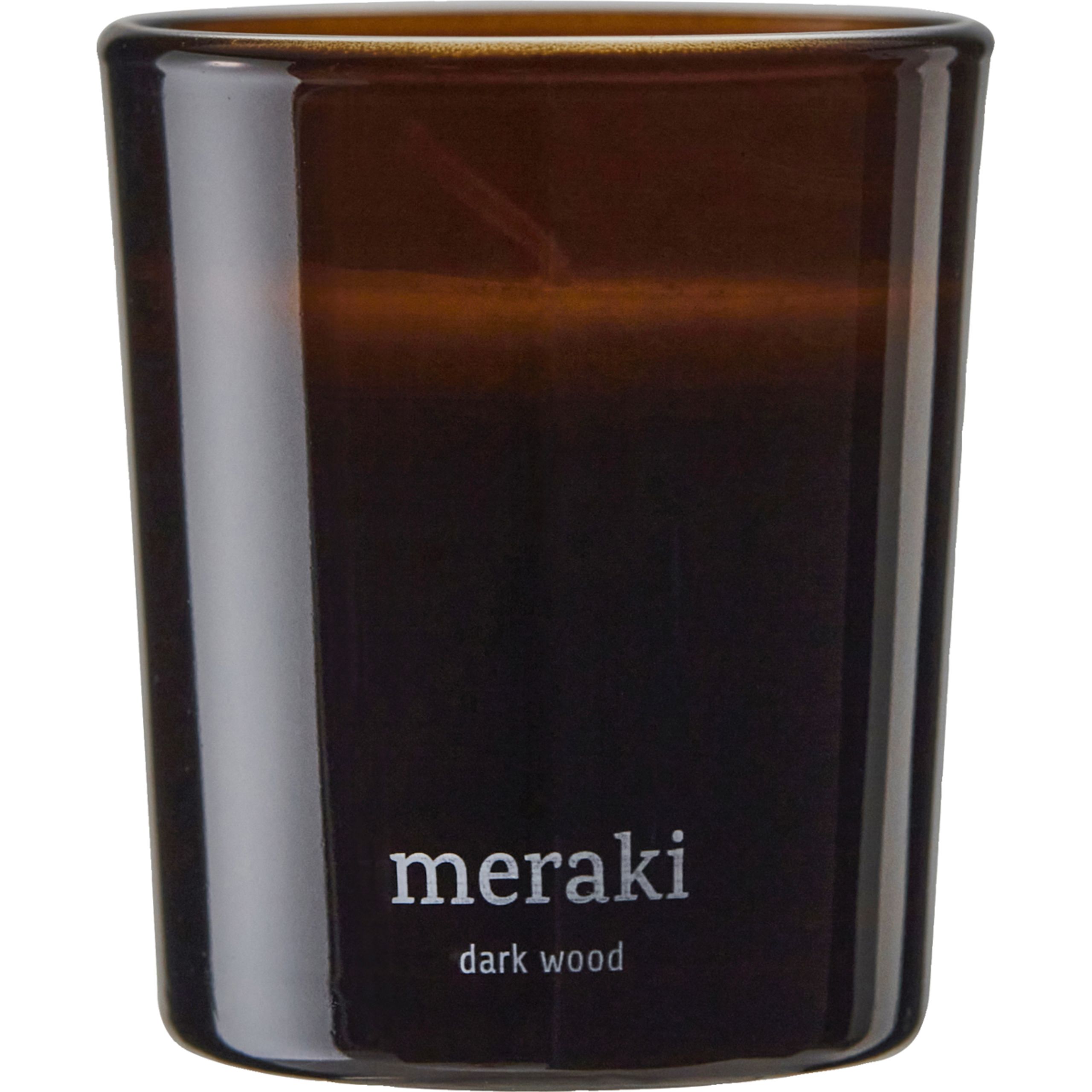 Meraki - Bougies parfumées - Duftlys, 2-pak - Dark wood, Brown