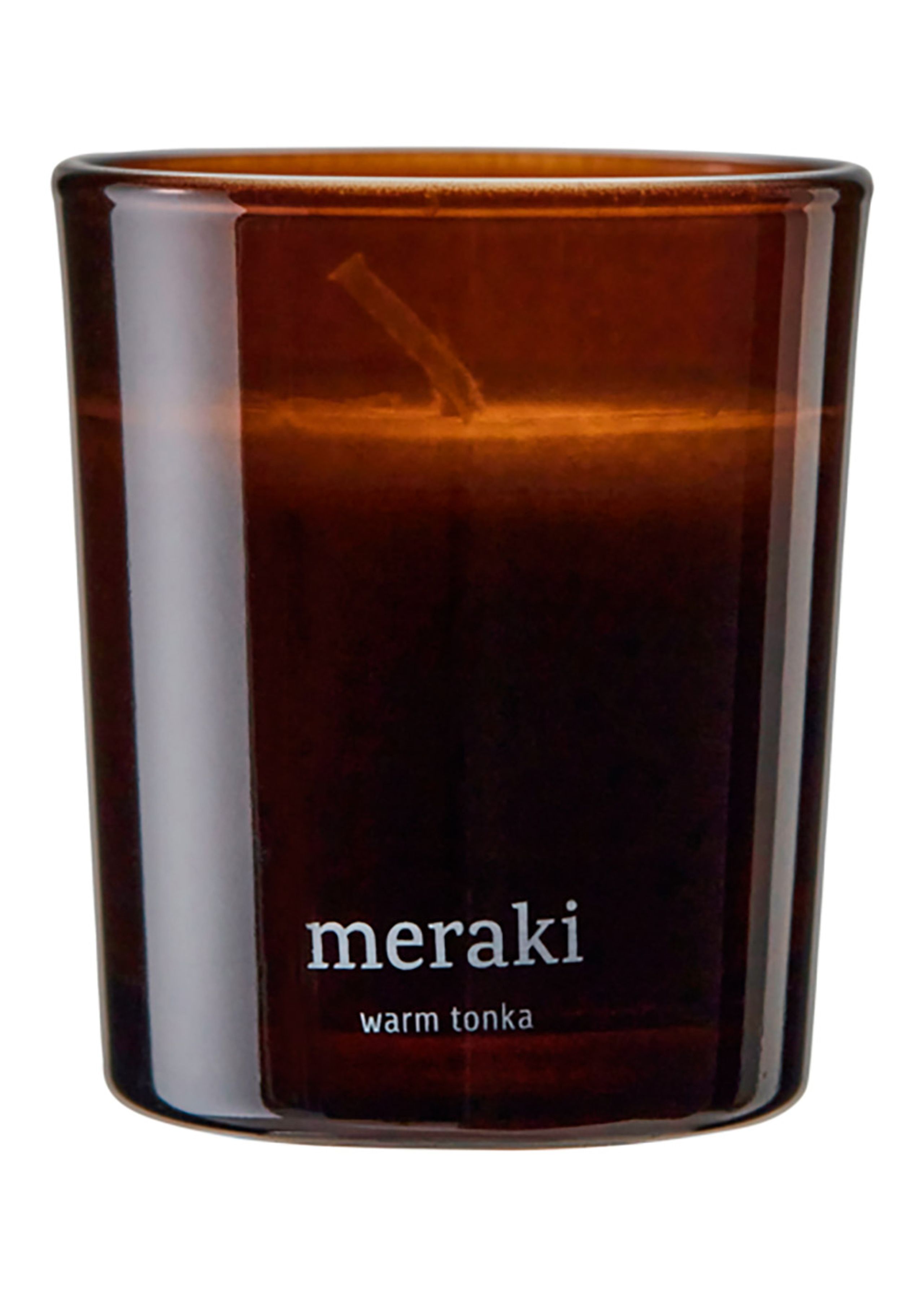 Meraki - Duftkerzen - Duftlys, 2-pak - Warm tonka, Brown