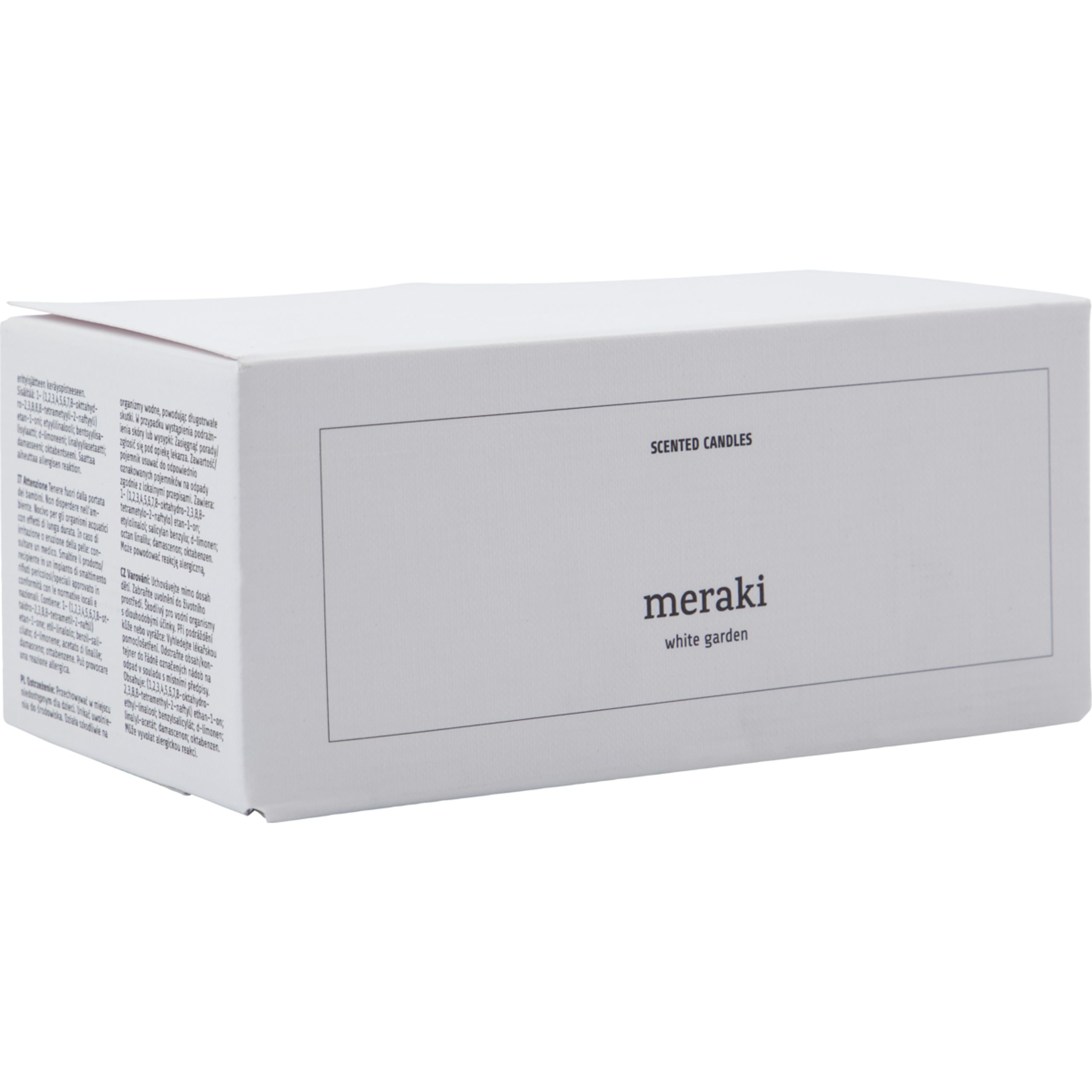 Meraki - Duftkerzen - Duftlys, 2-pak - White garden, White