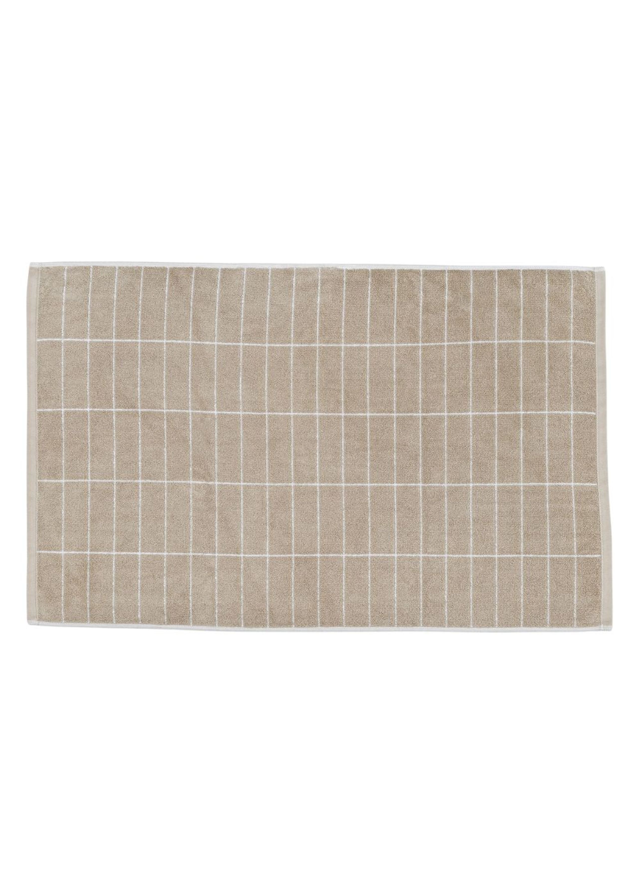 Mette Ditmer - Tapis de bain - TILE STONE Bath Mat - Sand / Off-white