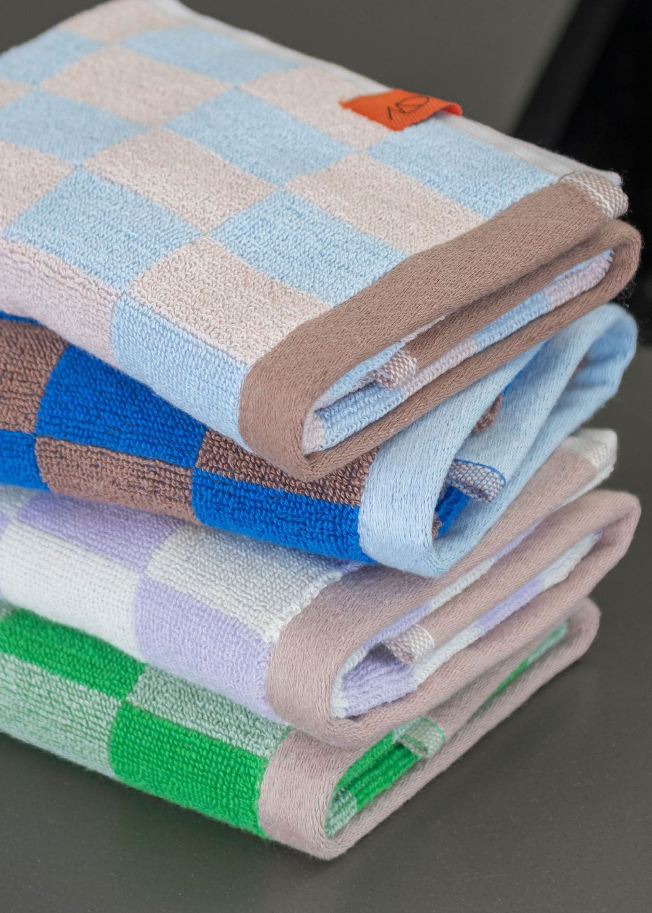 Mette Ditmer - Asciugamano - RETRO guest towel - 2-pack - Cobalt