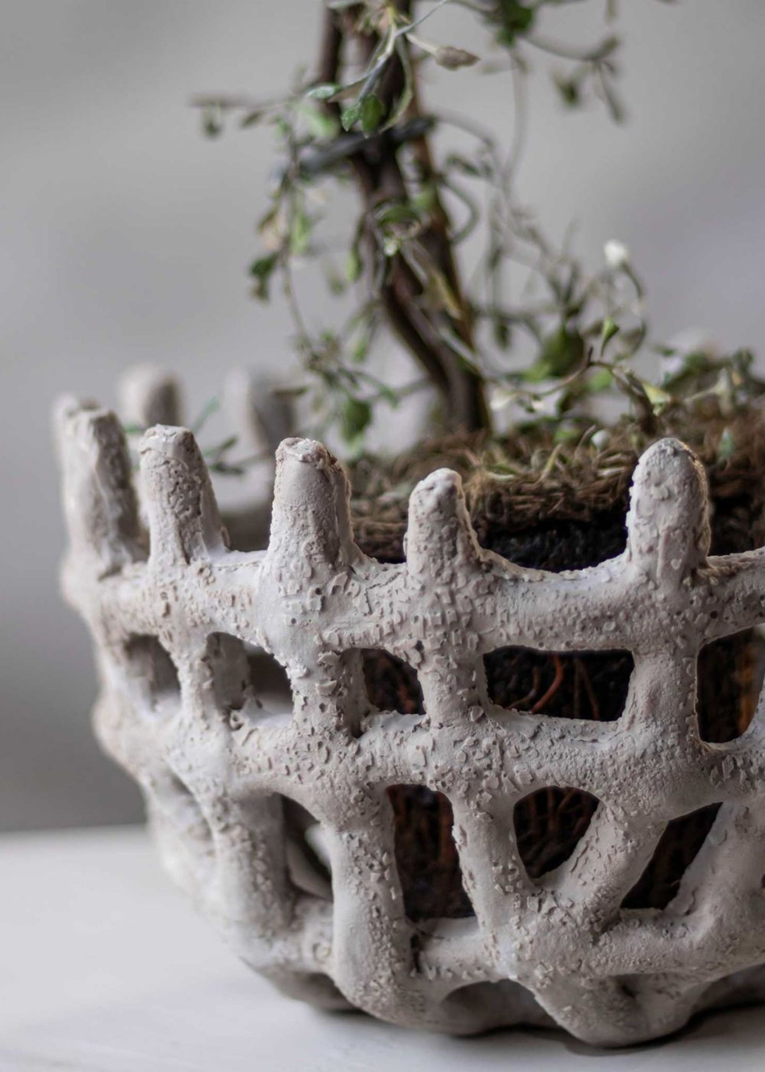 Mette Ditmer - Schüssel - ART PIECE Braided Bowl - Sand