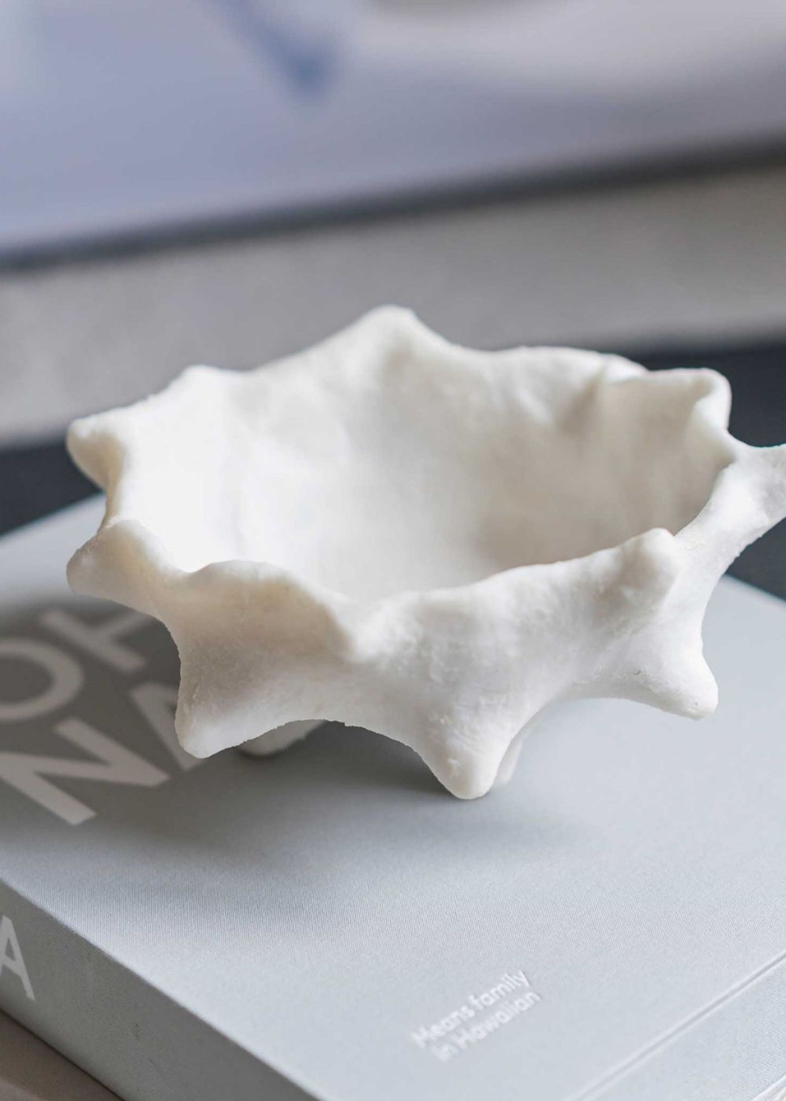 Mette Ditmer - Bowl - ART PIECE Chestnut - Off-white