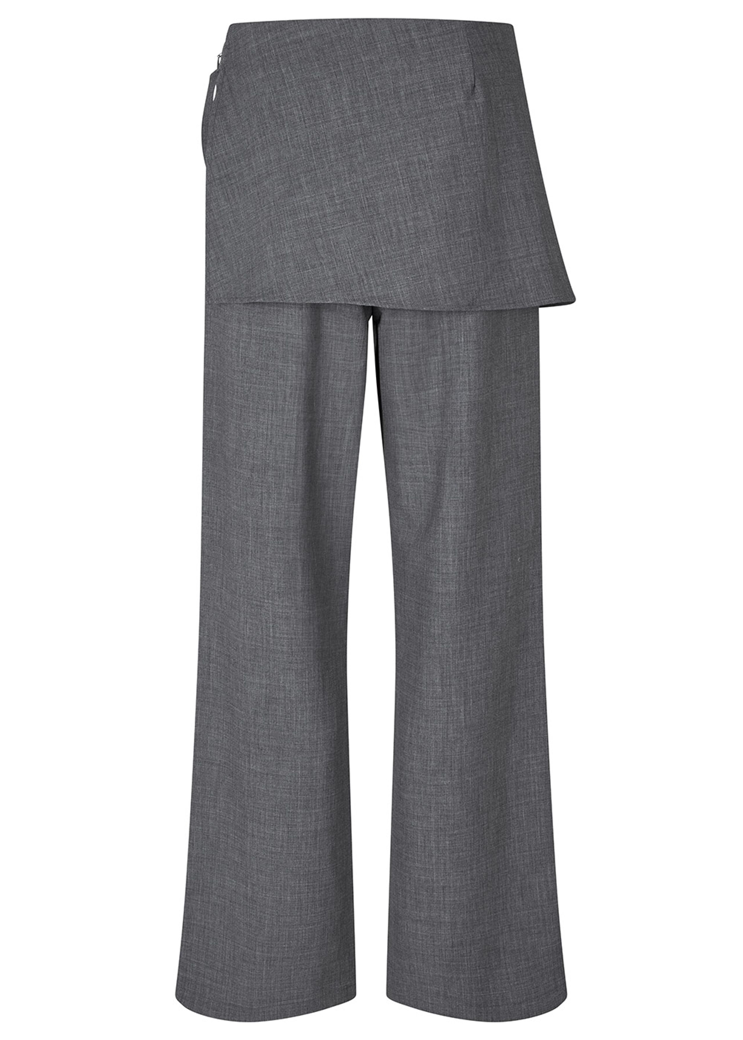 Modström - Pants - MikkelineMD Pants - Dark Grey Melange