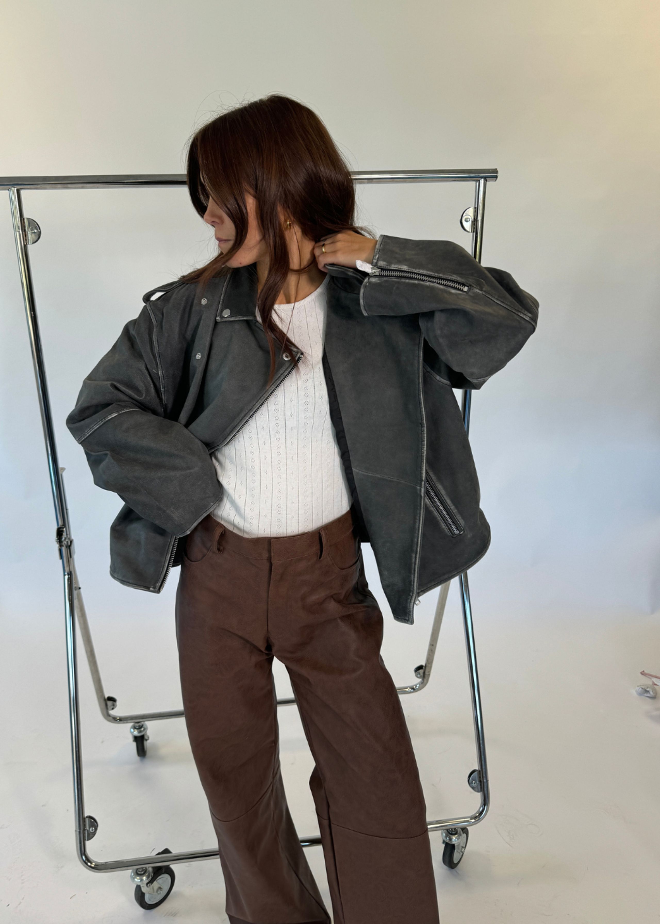 Modström - Leather Jacket - HullaMD Jacket - Black