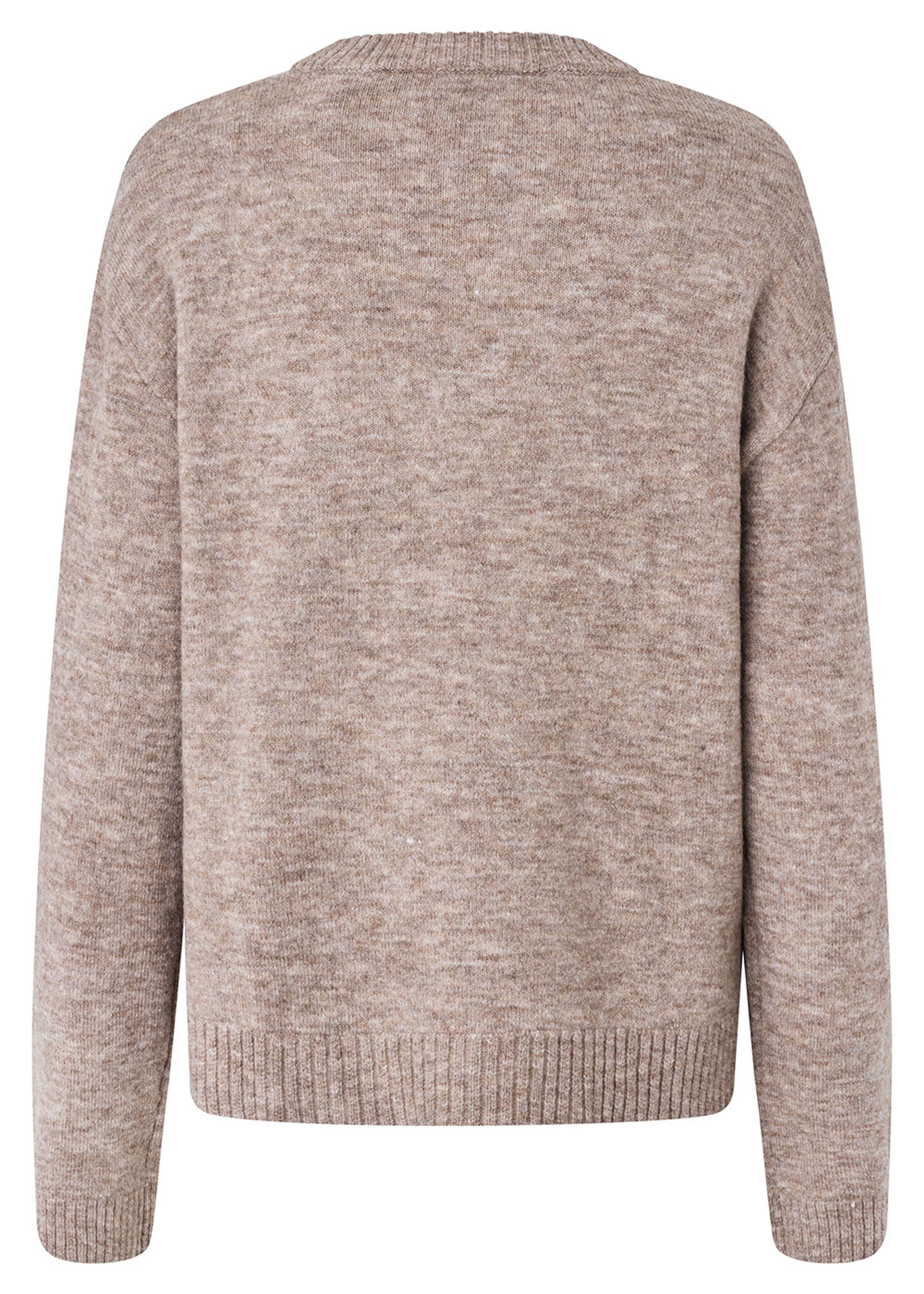 Modström - Pletené - TreeMD O-Neck - Beige Melange