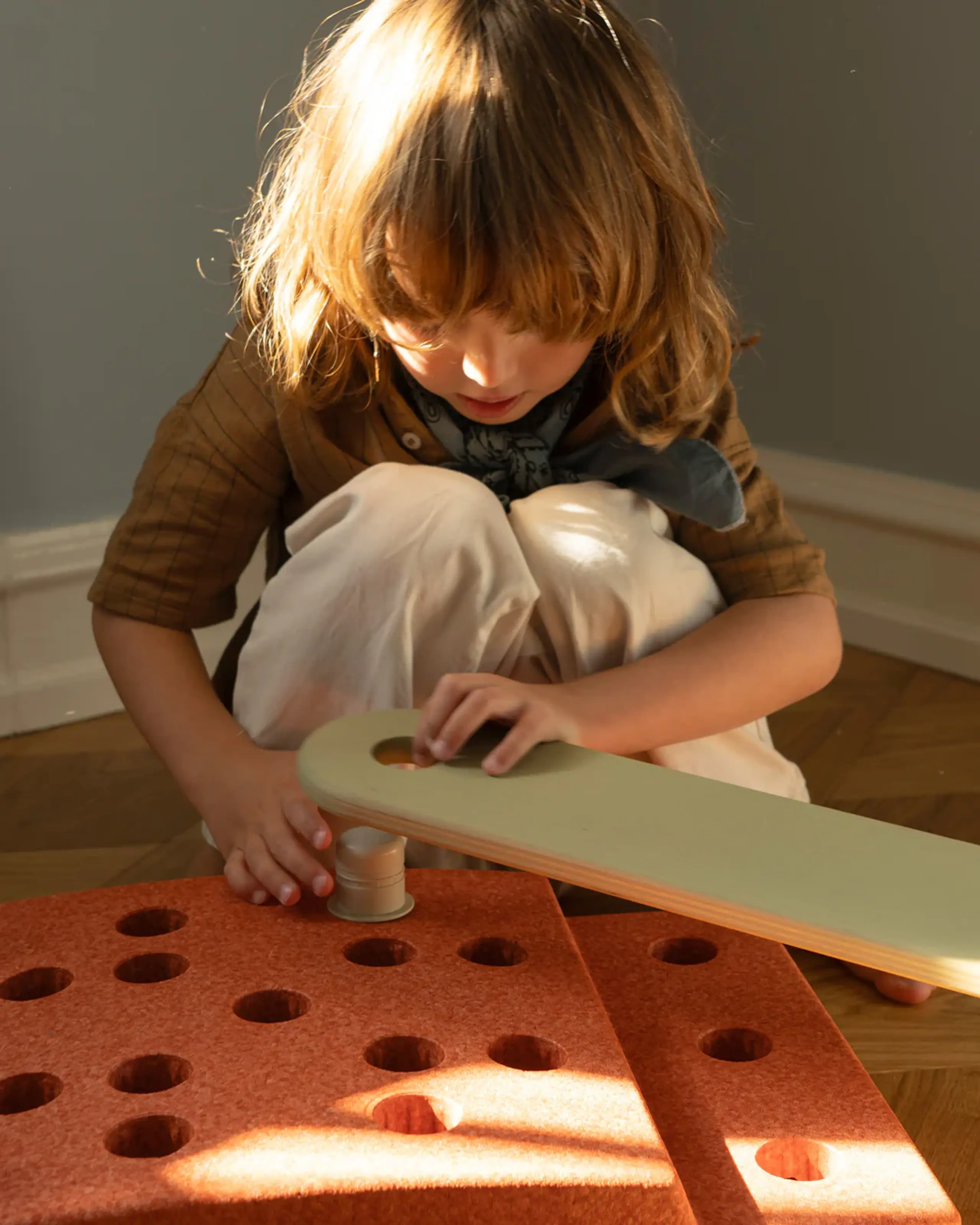 MODU - Zabawki - 2x Balance Beams - Dusty Green