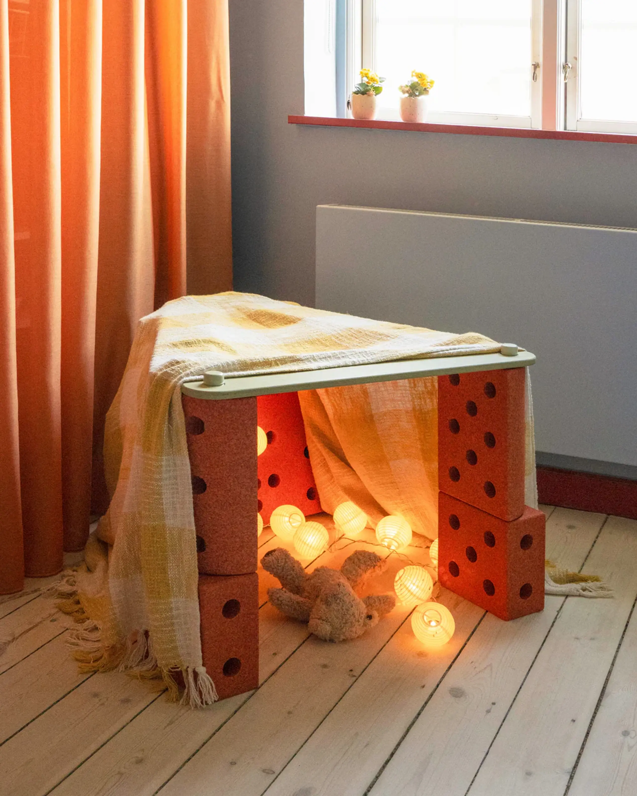 MODU - Zabawki - 2x Balance Beams - Dusty Green