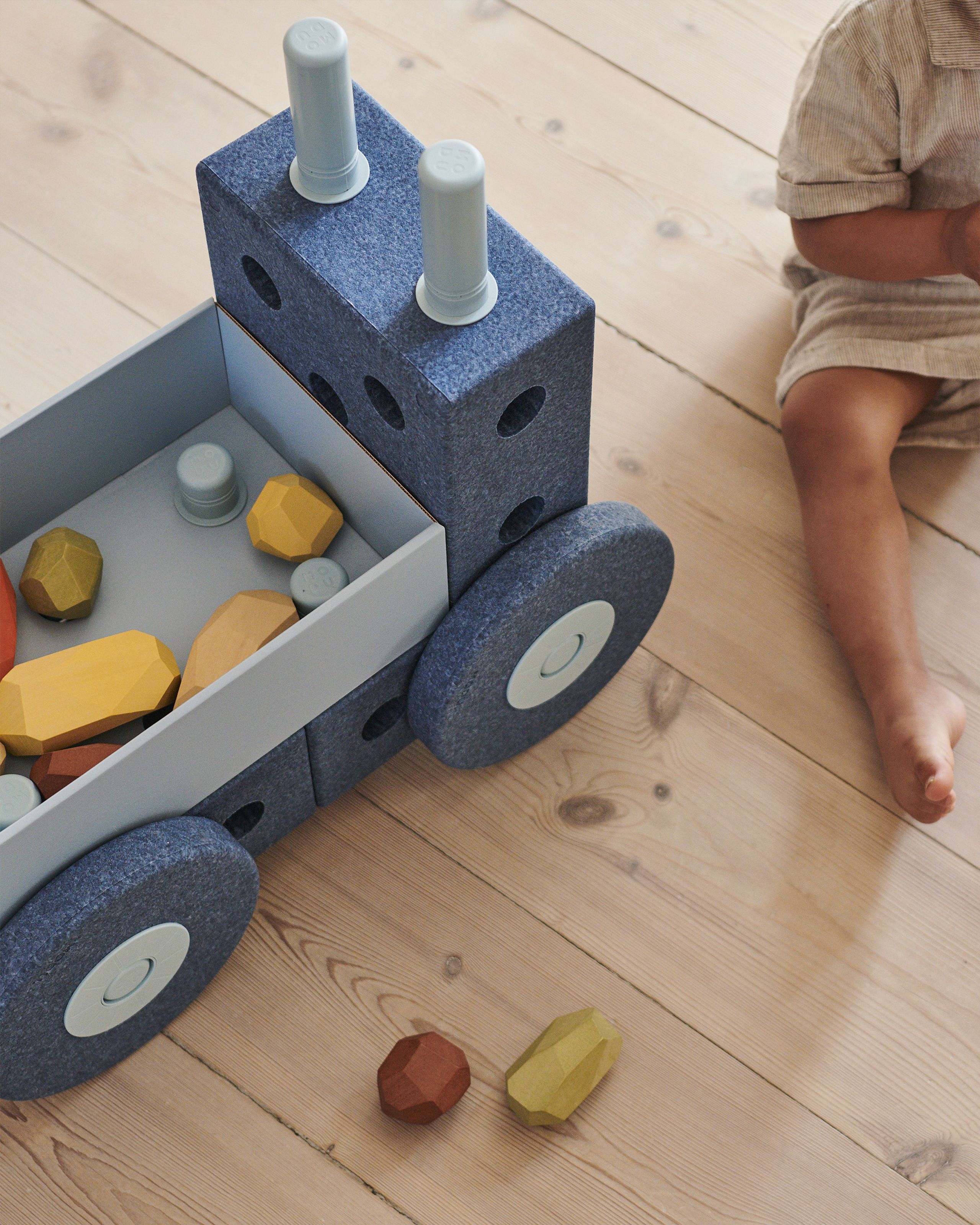 MODU - Gua Sha - 3-in-1 Baby Walker - Deep Blue / Sky Blue