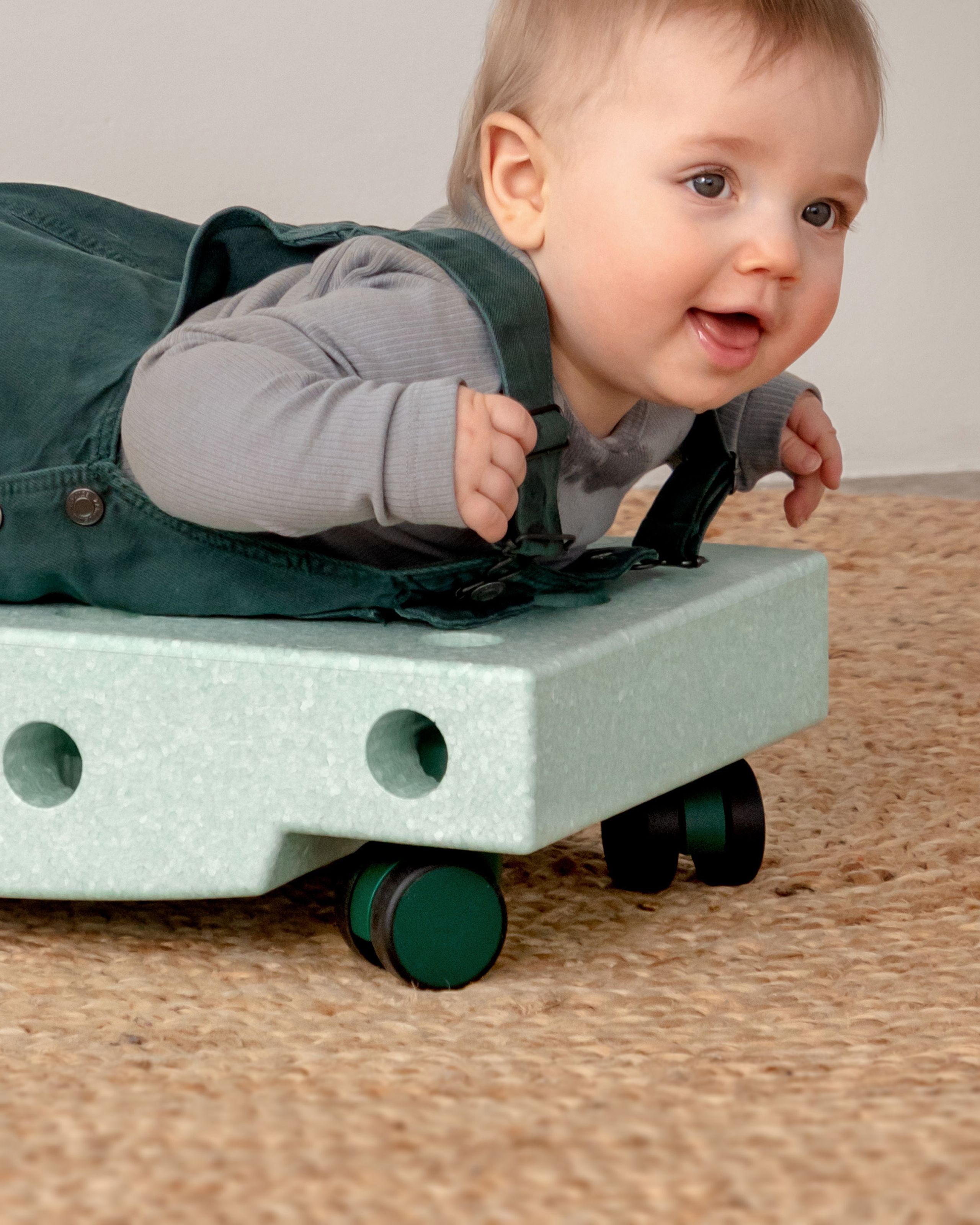 MODU - Spielzeug - 4x Swirly Wheels - Forest Green