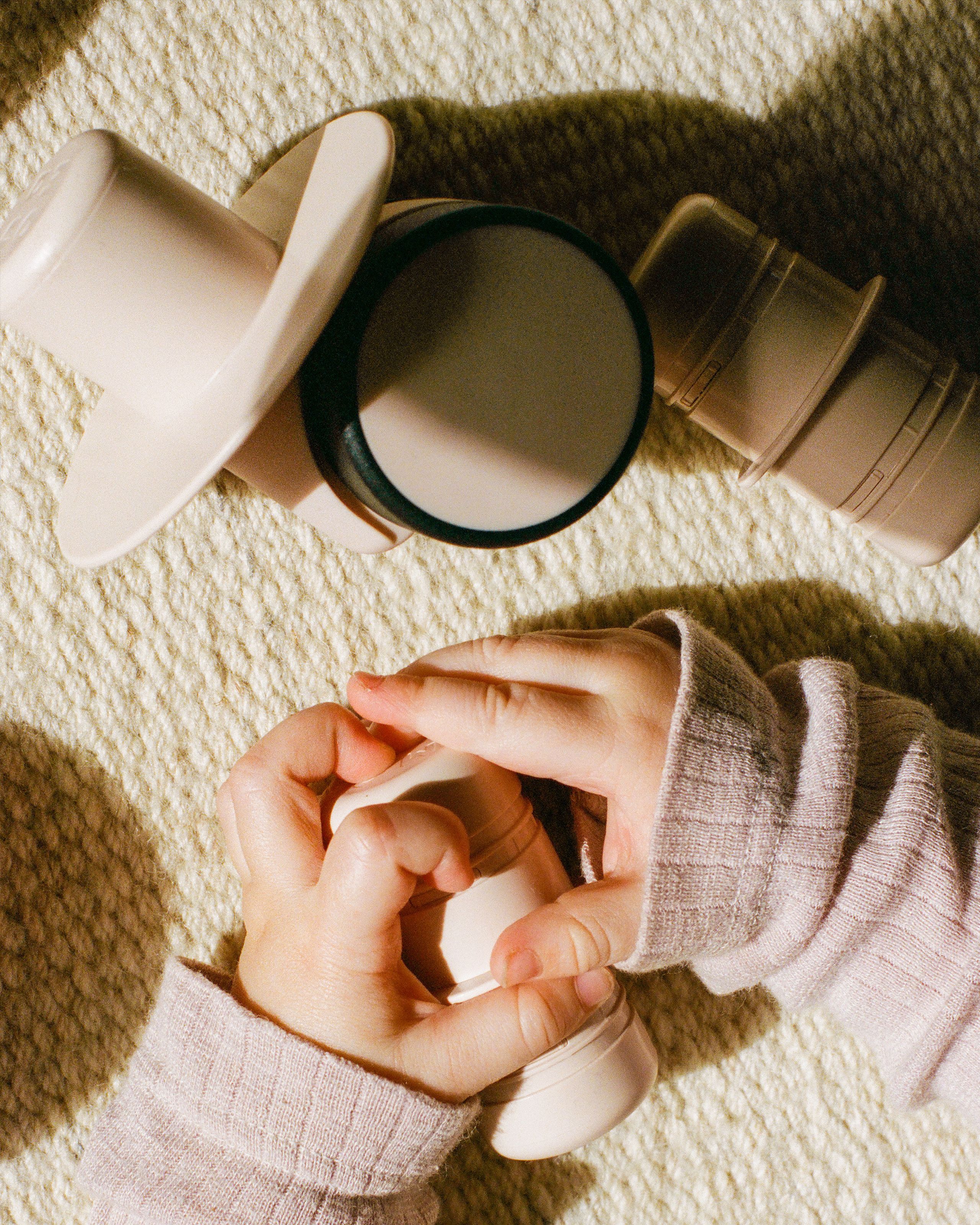 MODU - Spielzeug - 4x Swirly Wheels - Soft Rose