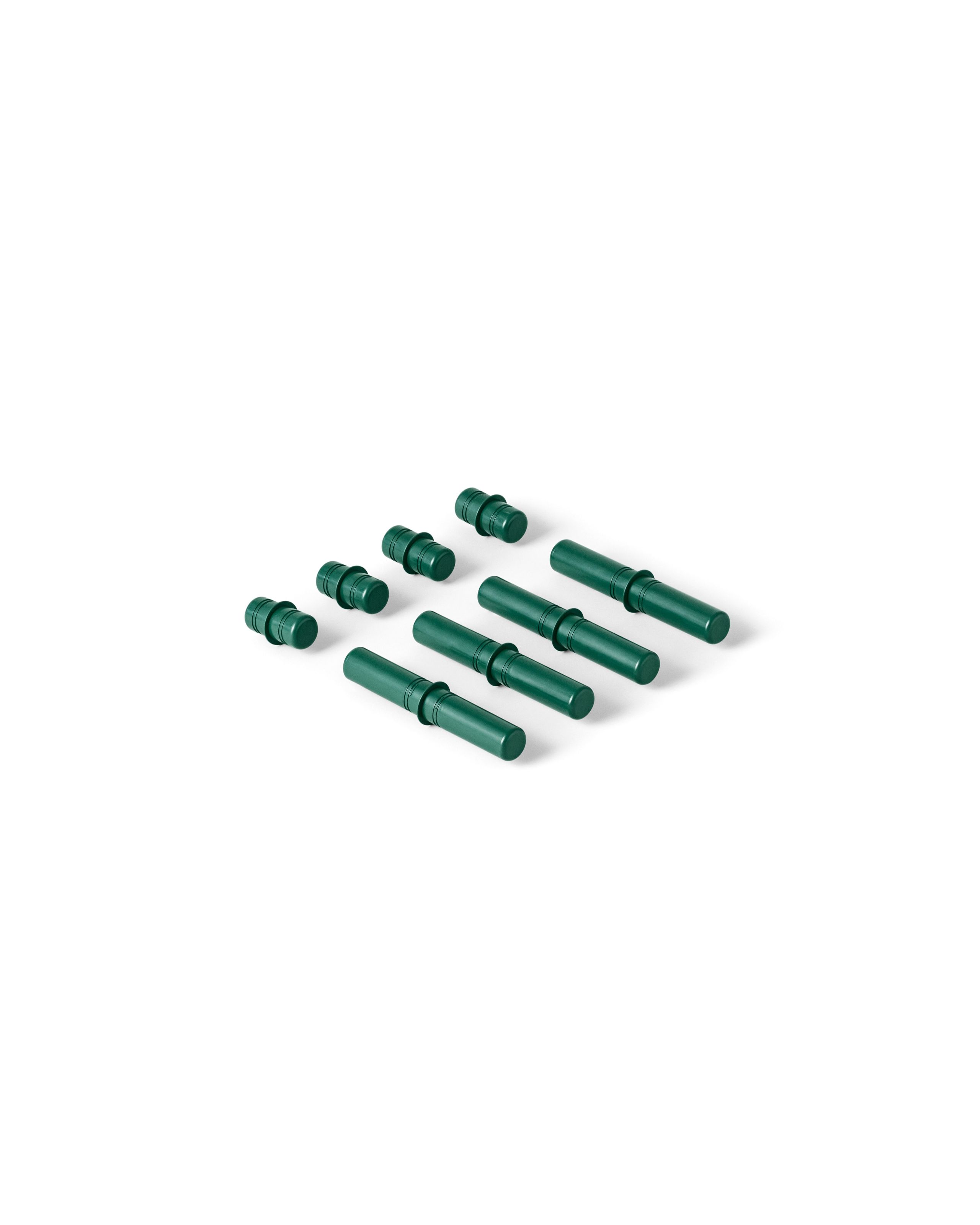 MODU - Spielzeug - 8x Connector Pegs - Forest Green