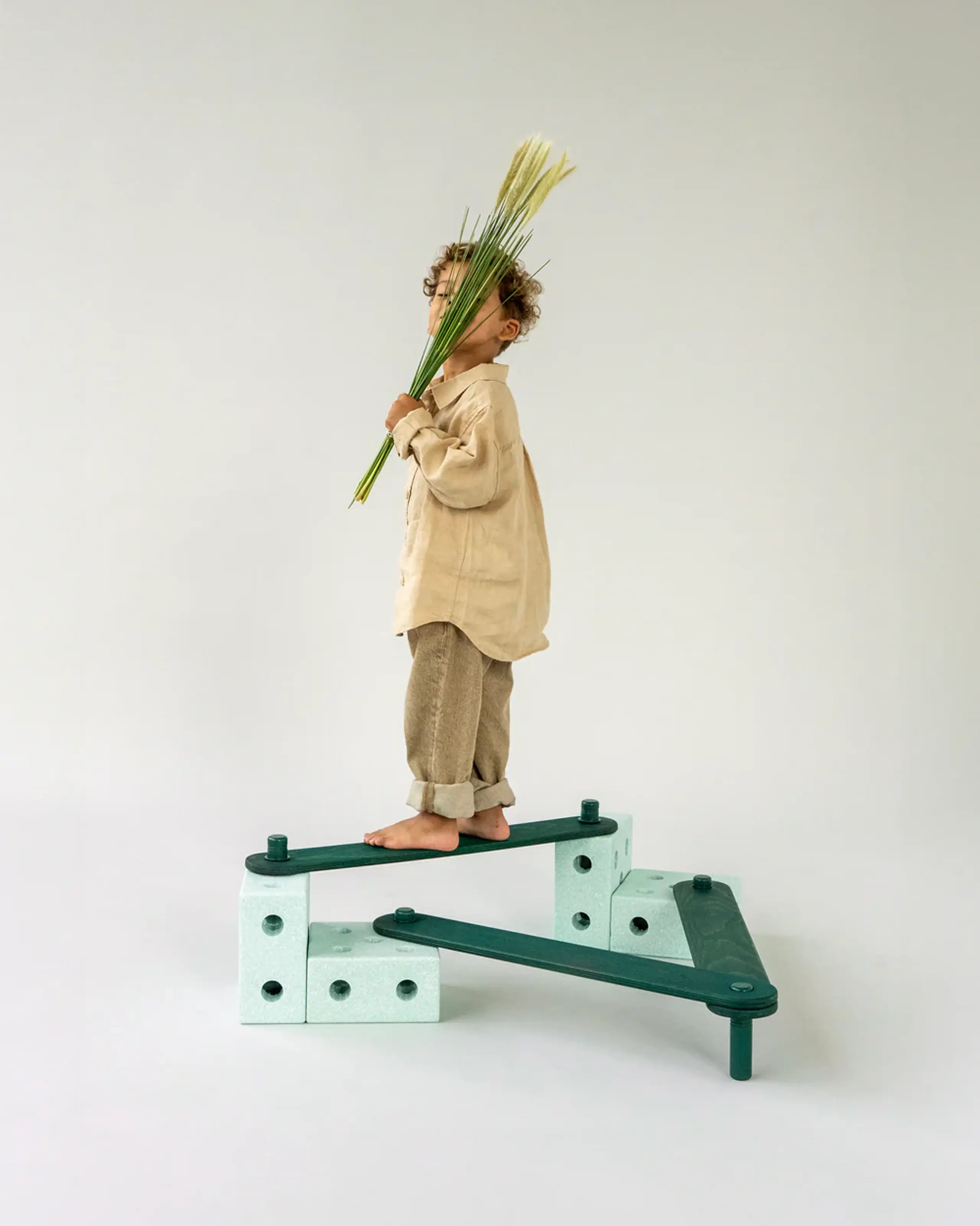 MODU - Toys - Balance Track - Ocean Mint / Forest Green