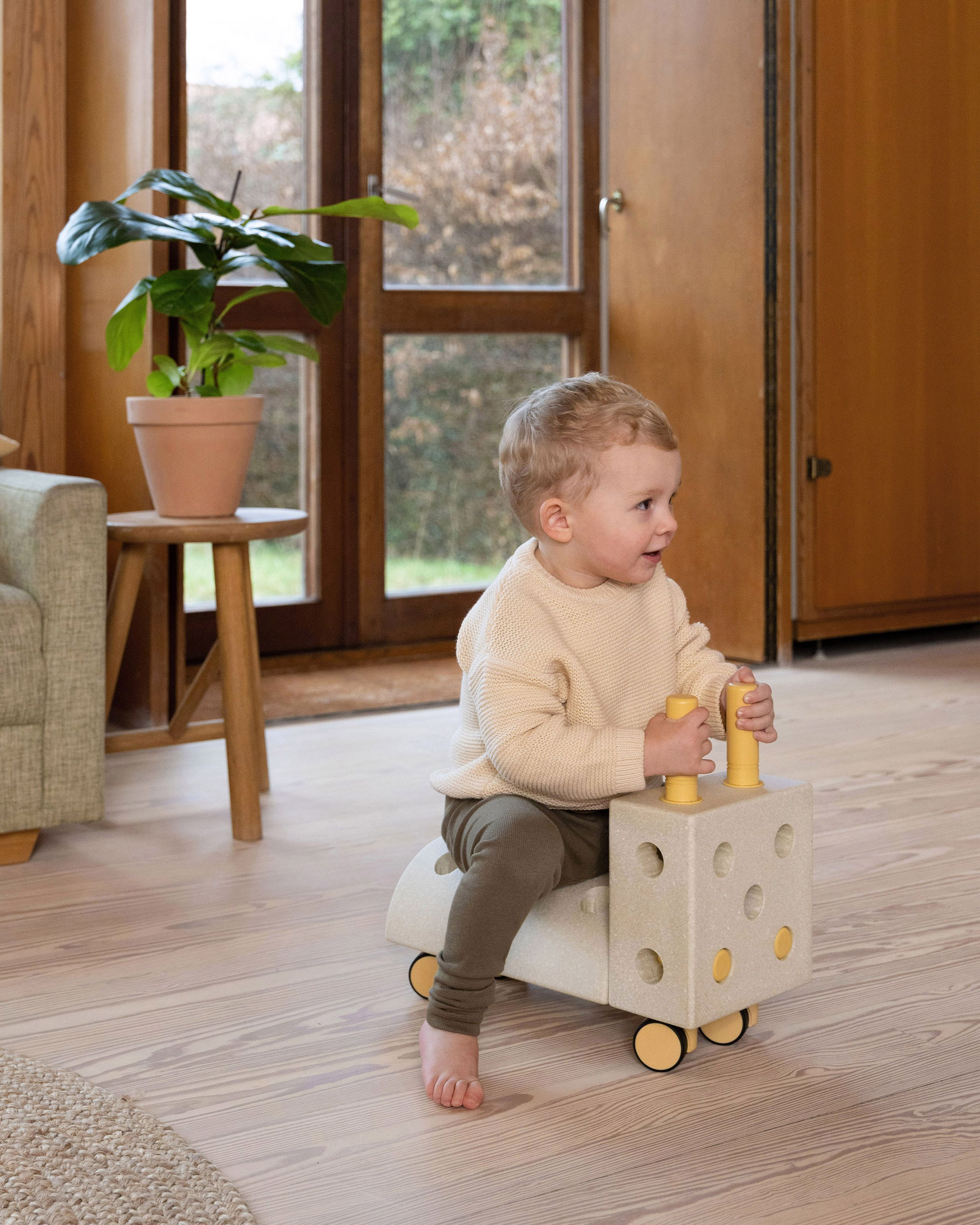 MODU - Spielzeug - Curiosity Set - Sand Grey / Honey Yellow