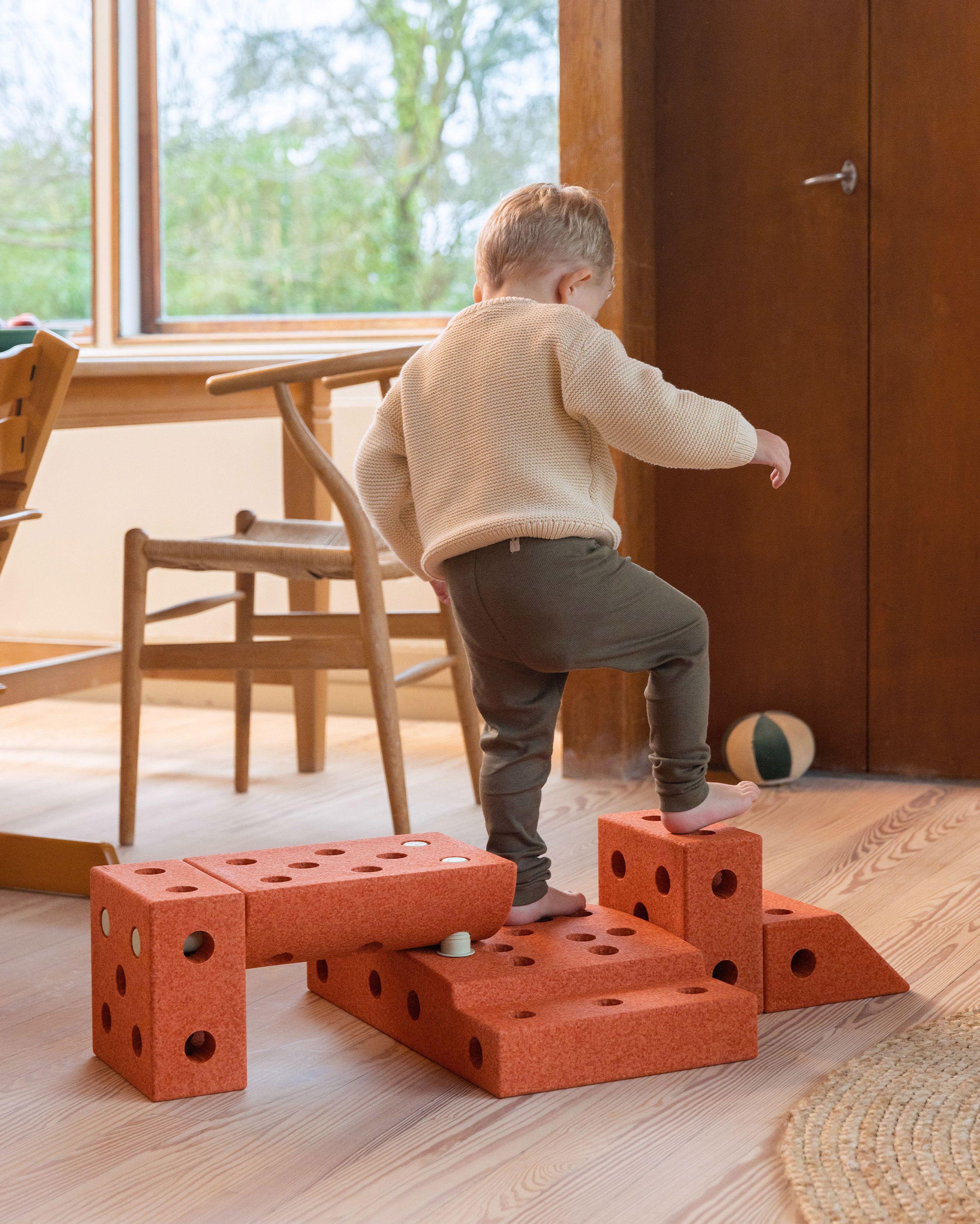 MODU - Spielzeug - Explorer Set - Burnt Orange / Dusty Green