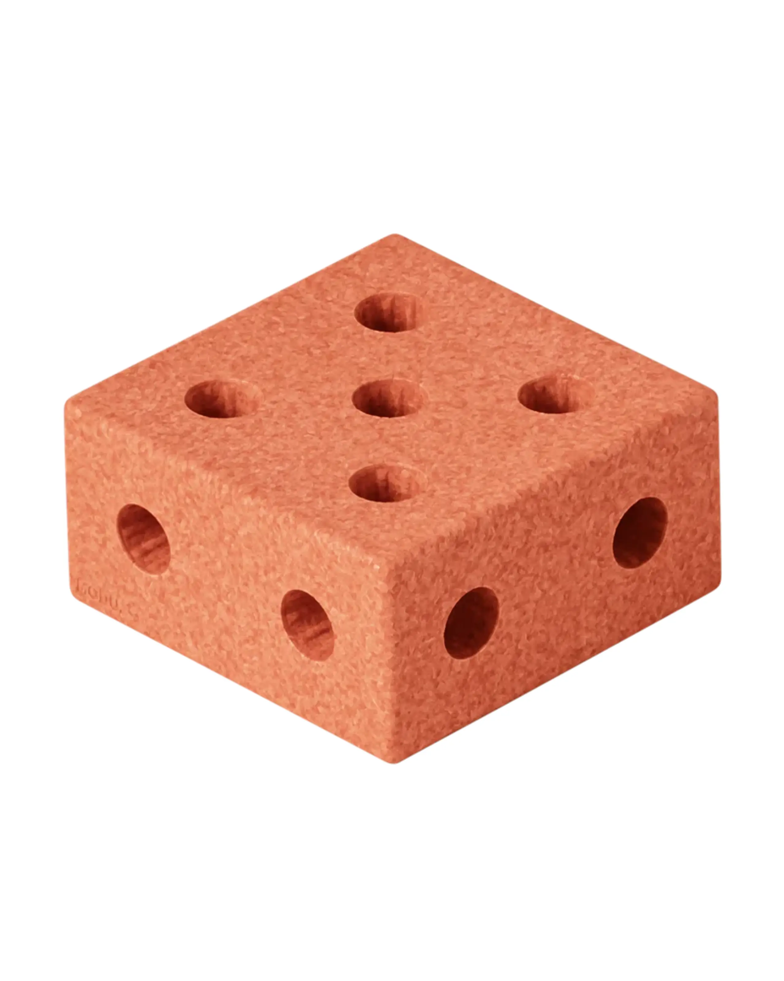 MODU - Toys - Block Square - Burnt Orange