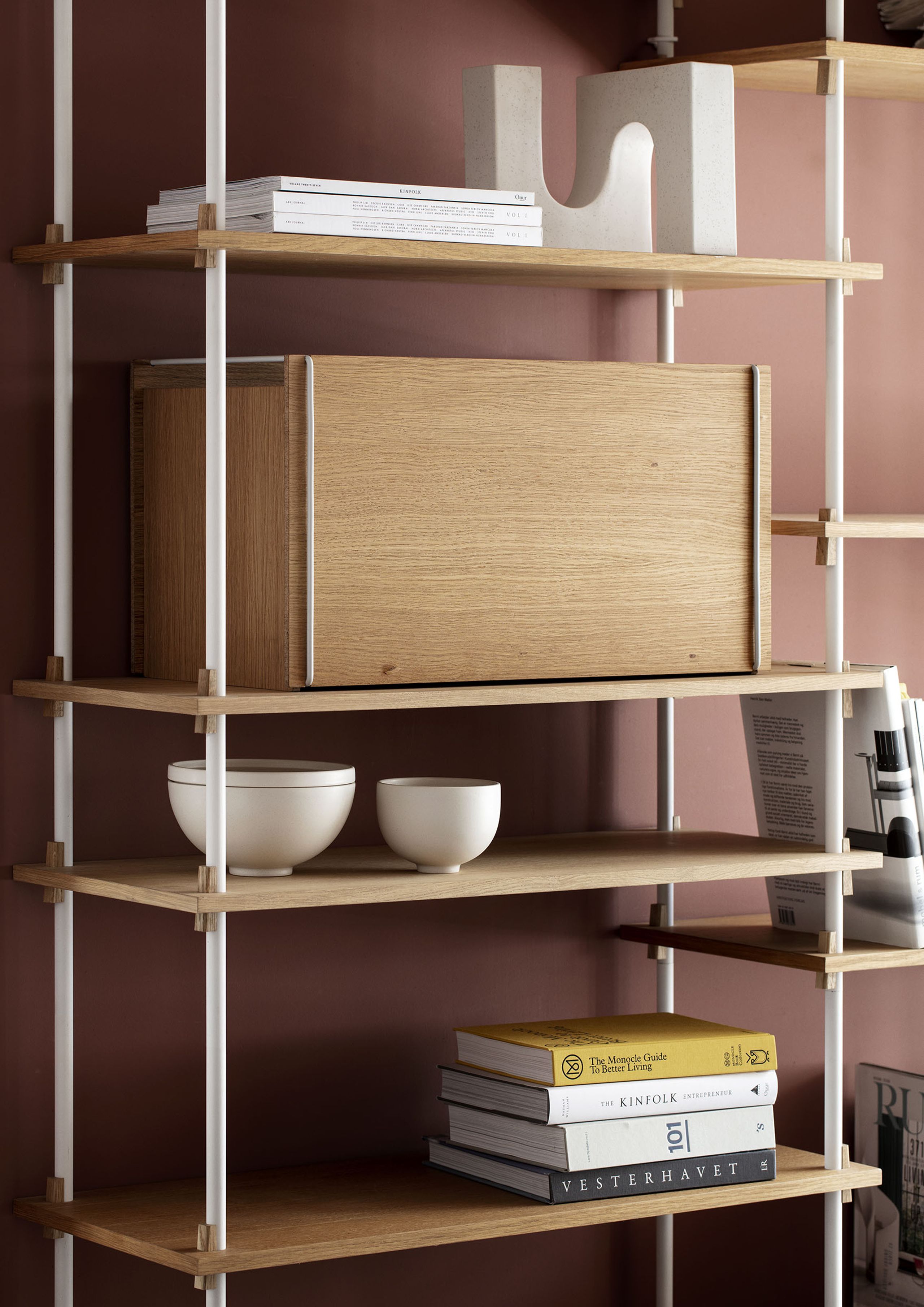 Moebe - Boxes - Storage box - Oak / Black