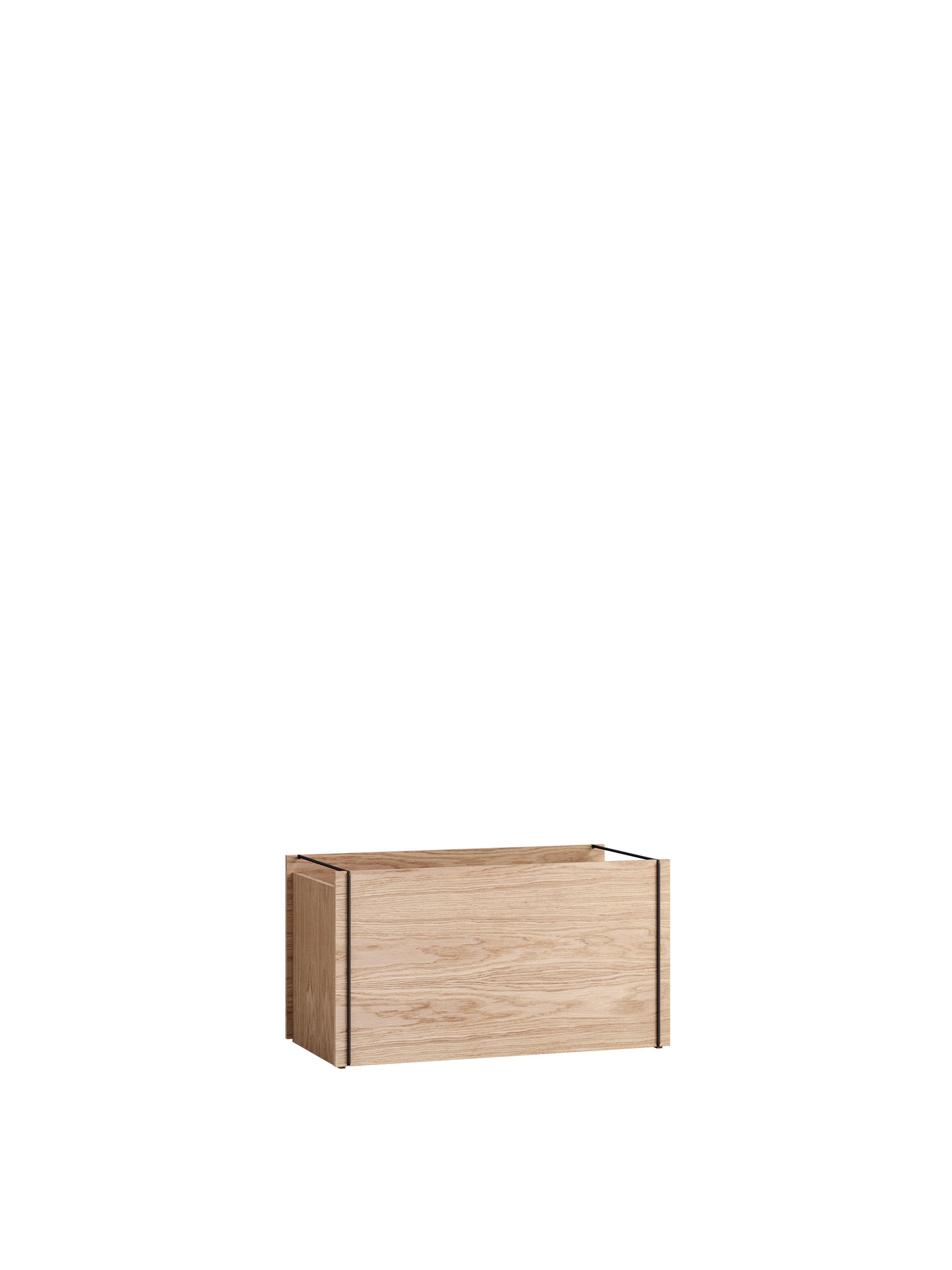 Moebe - Boxes - Storage box - Oak / Black