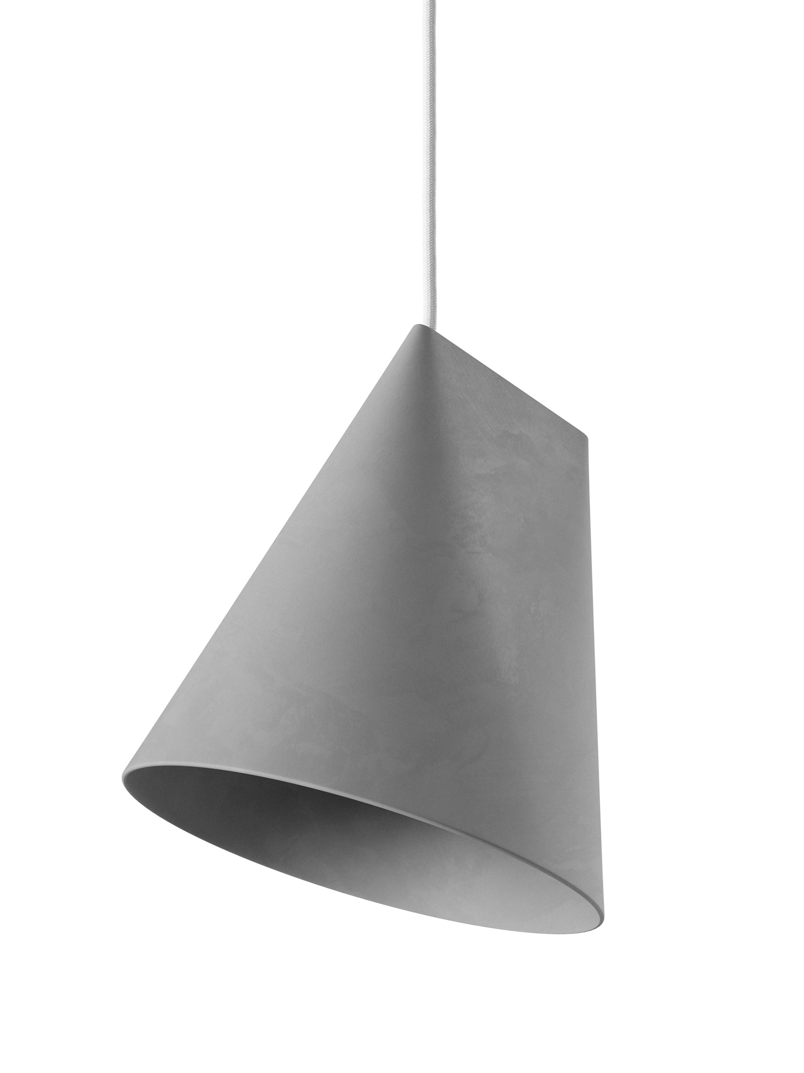 MOEBE - Lampe - Ceramic Pendant - Wide - Light Grey