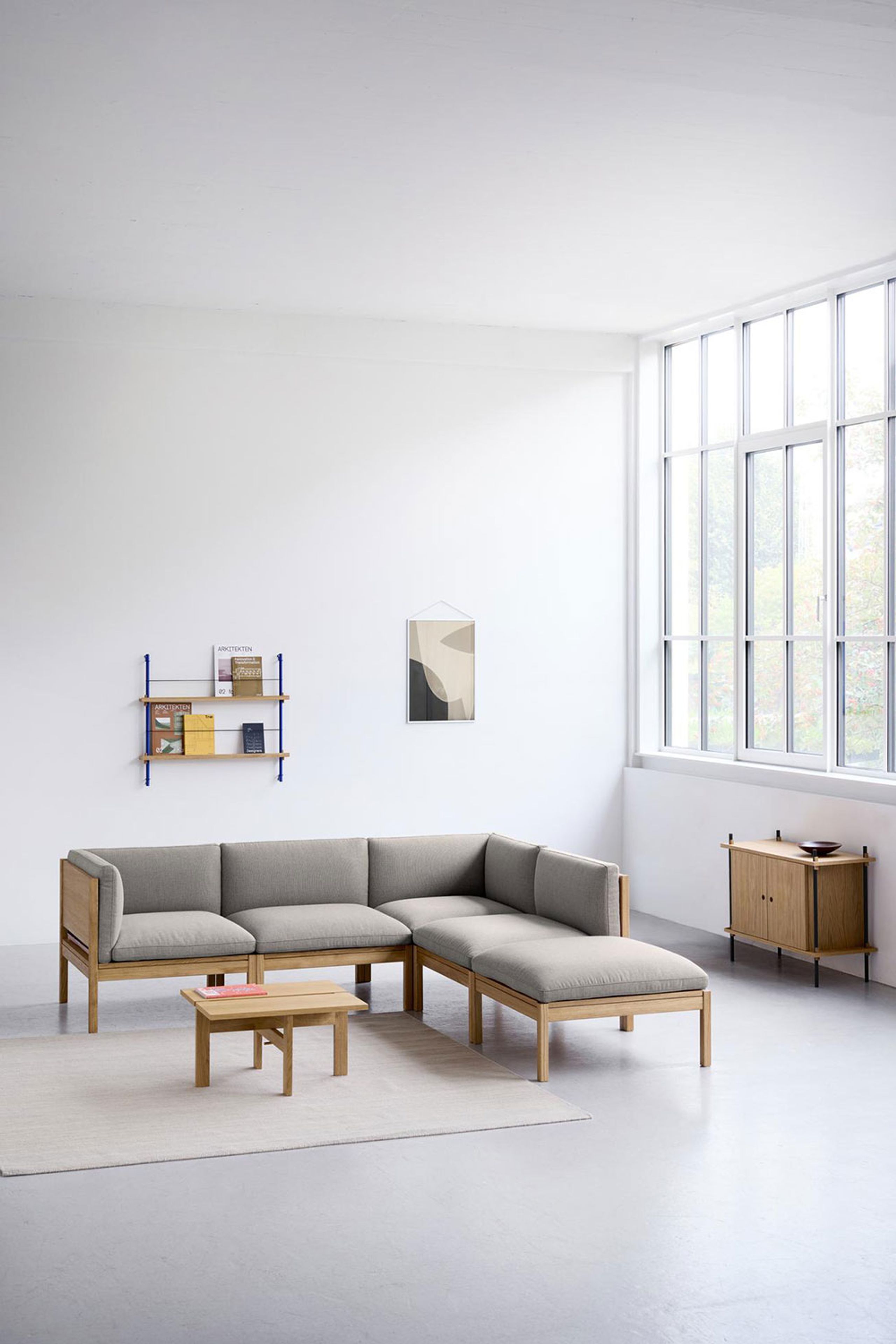 MOEBE - Modulsofa - Mixed Combination C - ​​The MOEBE Modular Sofa - Autumn 101 / Oak