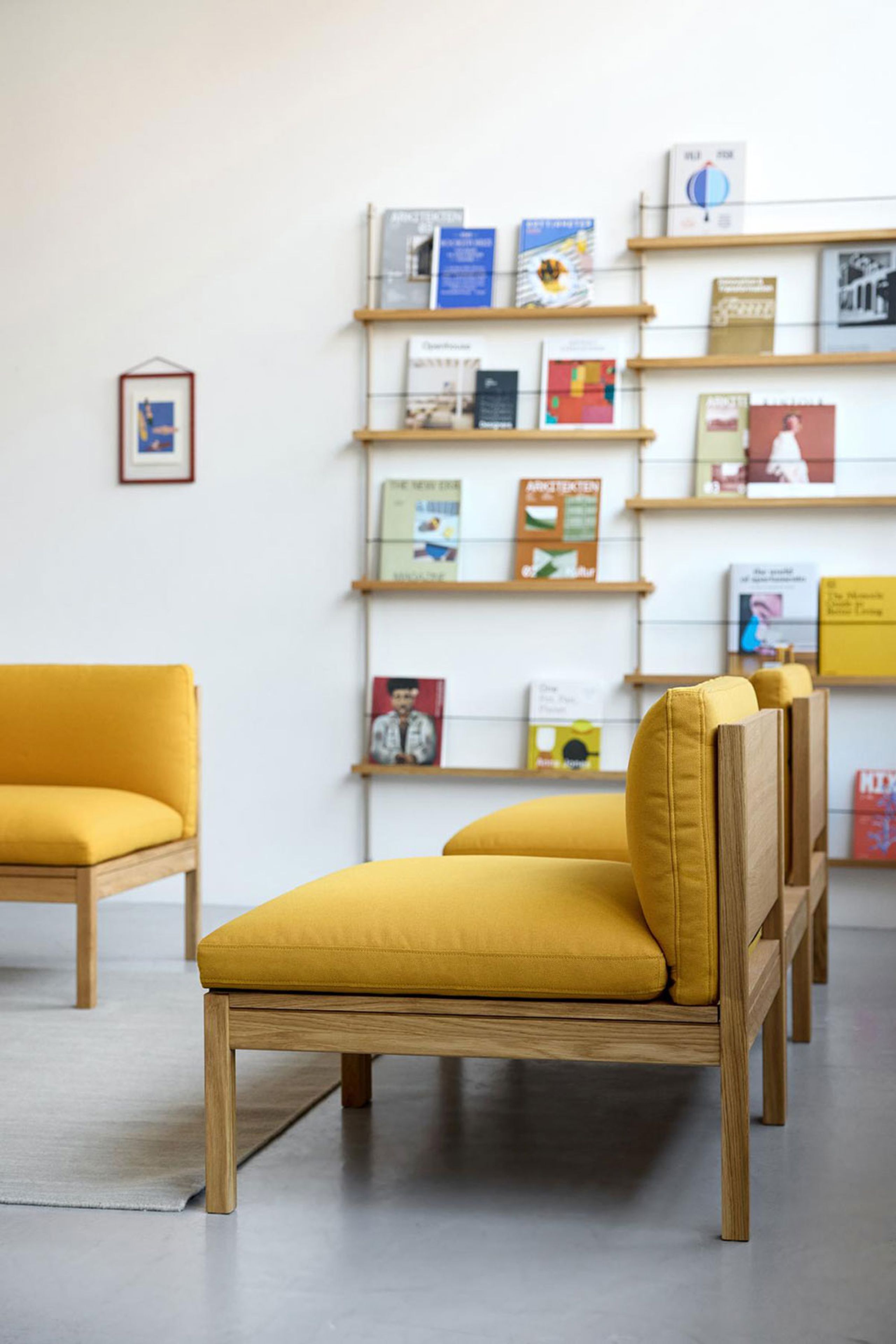 MOEBE - Modular sofa - Mixed Combination C - The MOEBE Modular Sofa - Field 763 / Oak