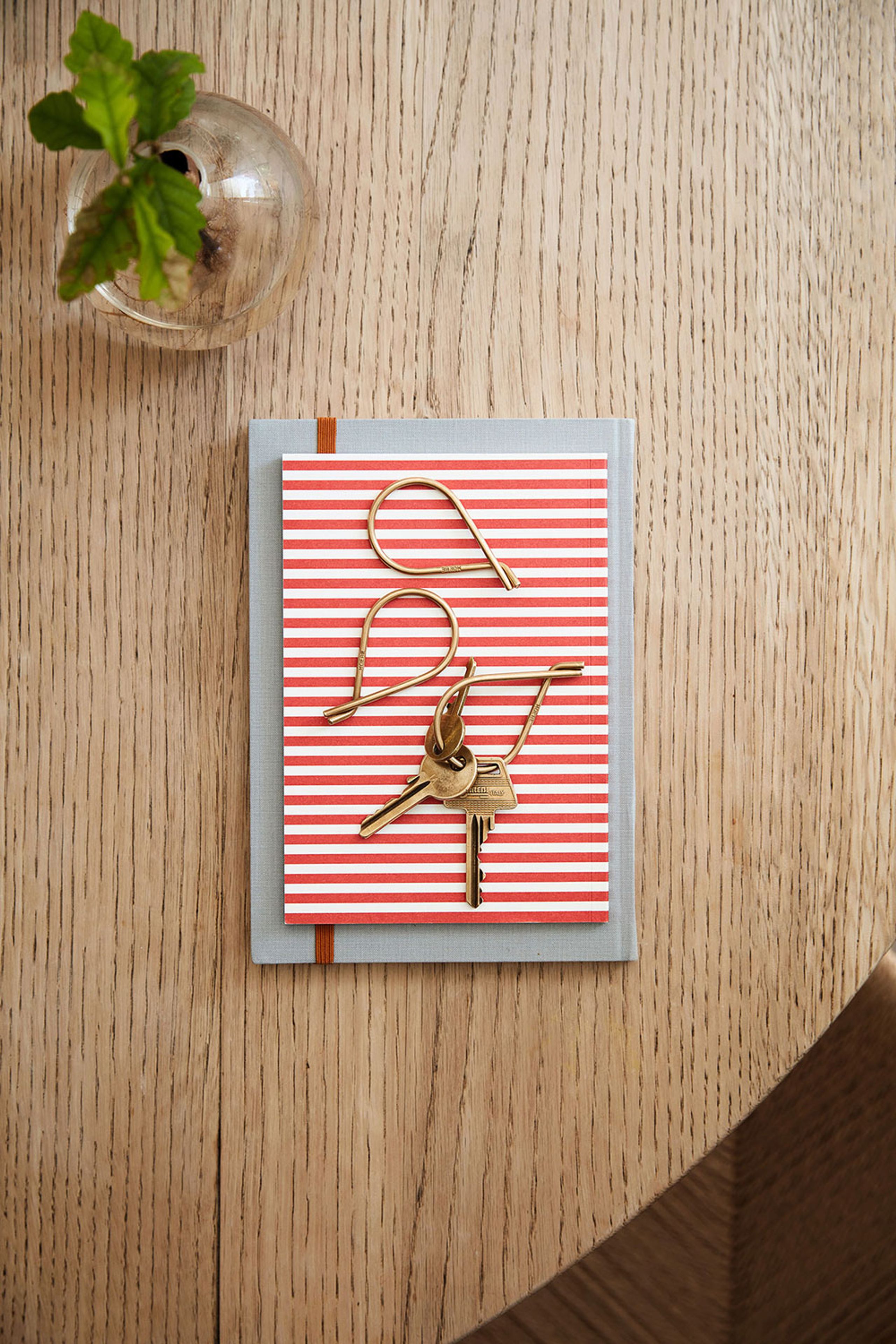 MOEBE - Keychain - Key Ring - Brass