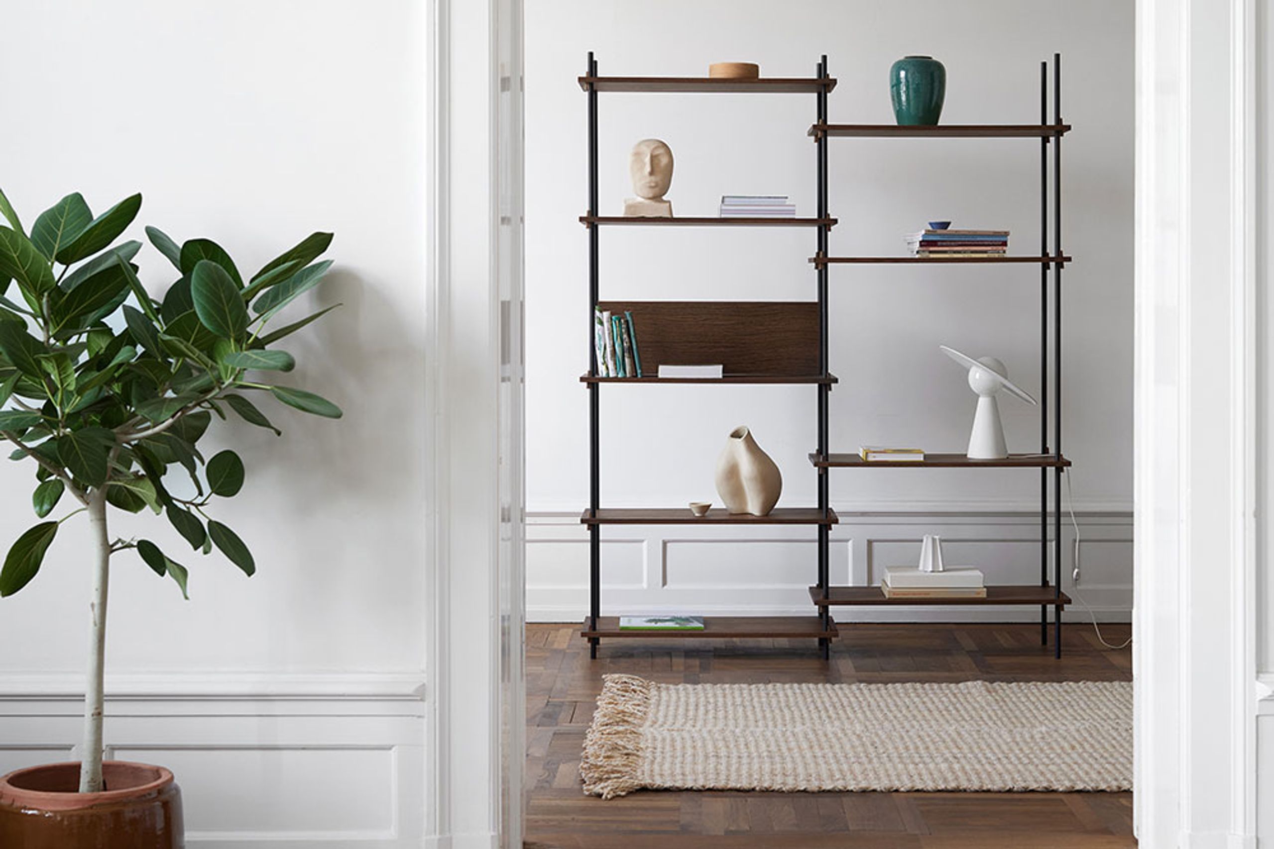 MOEBE - Étagère - Shelving system - S.200.3.A - Black / Black