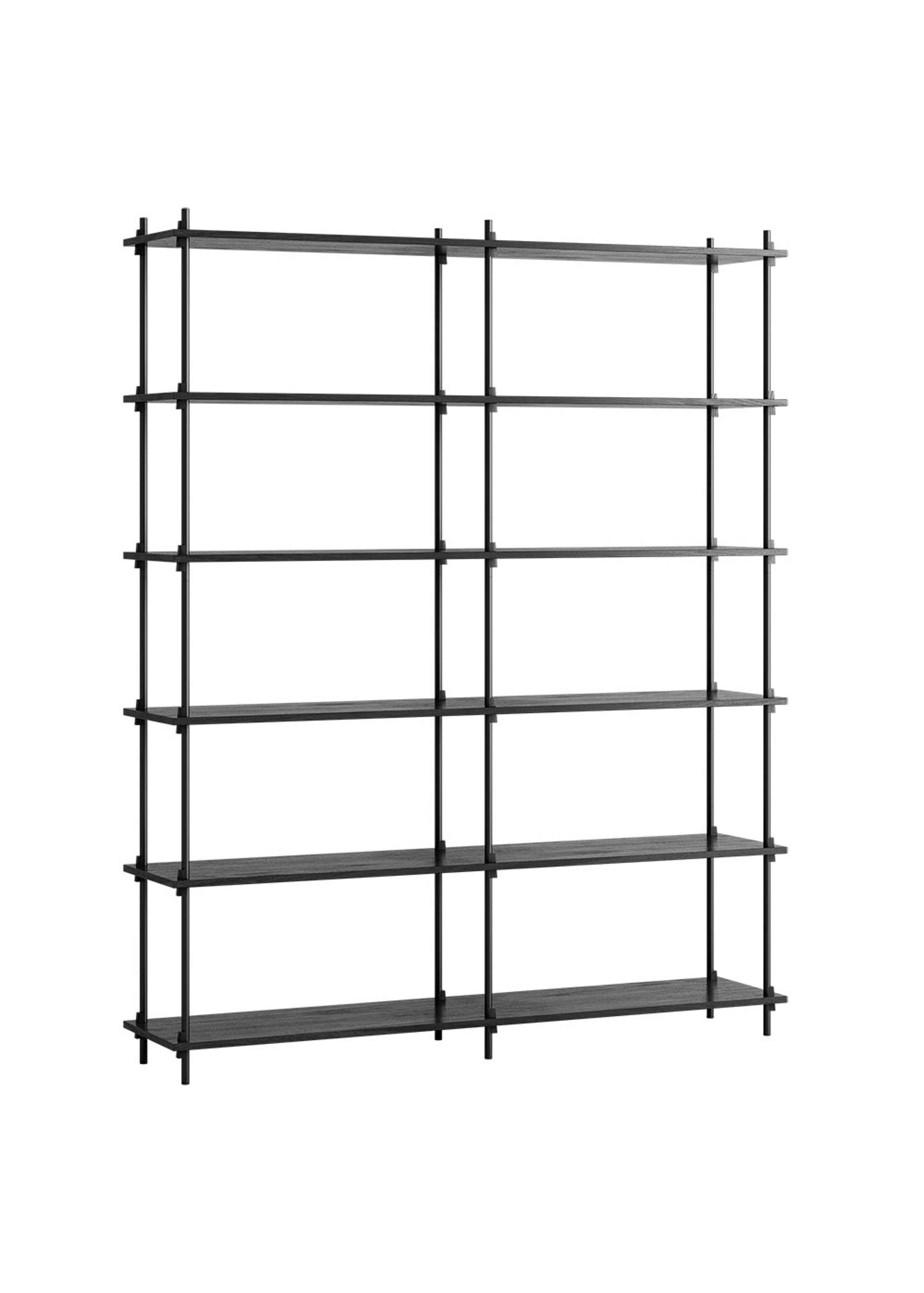 MOEBE - Reol - Shelving system - S.200.2.B - Sort / Sort