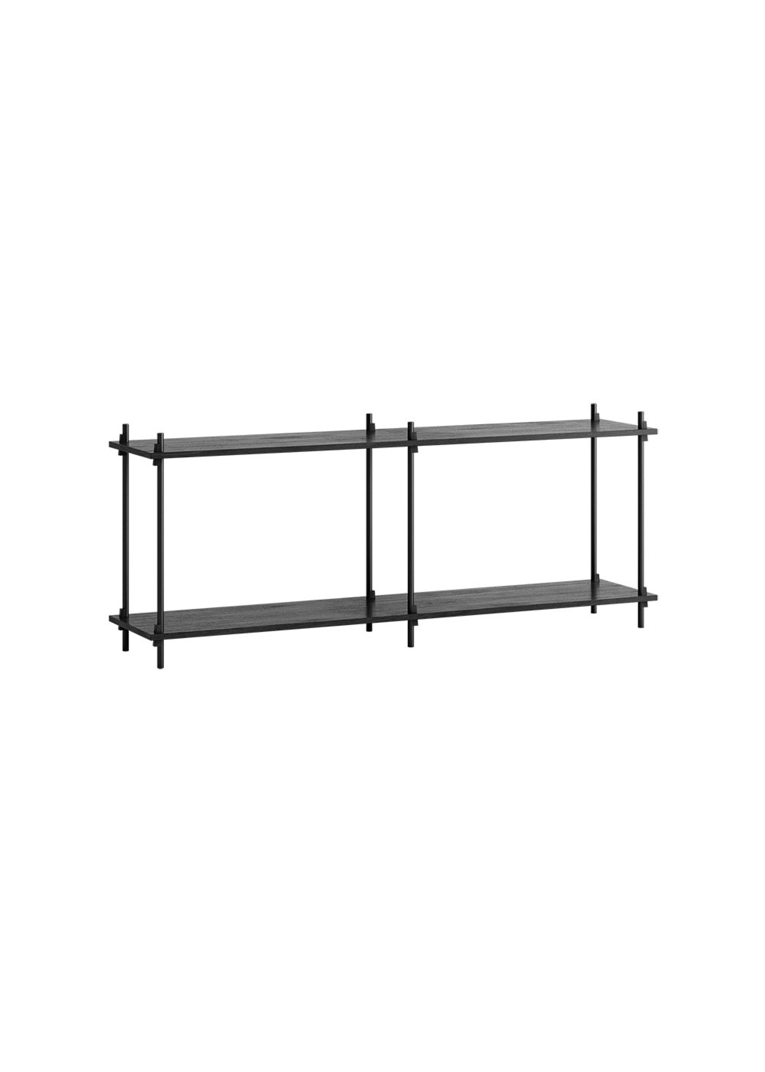 MOEBE - Regal - Shelving system - S.65.2.B - Black / Black