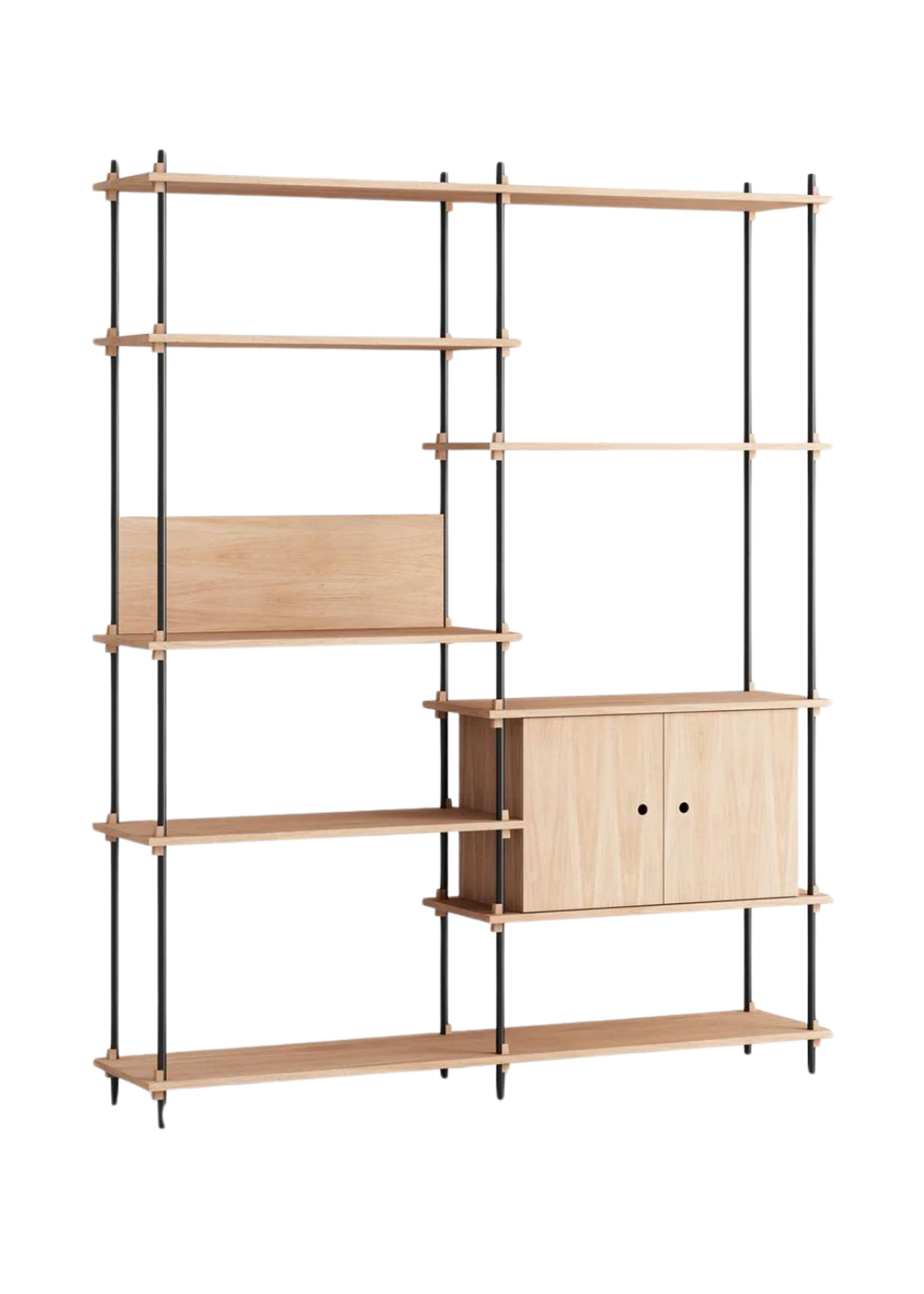 MOEBE - Reolsystem - S.200.2.C. - Oak / Black