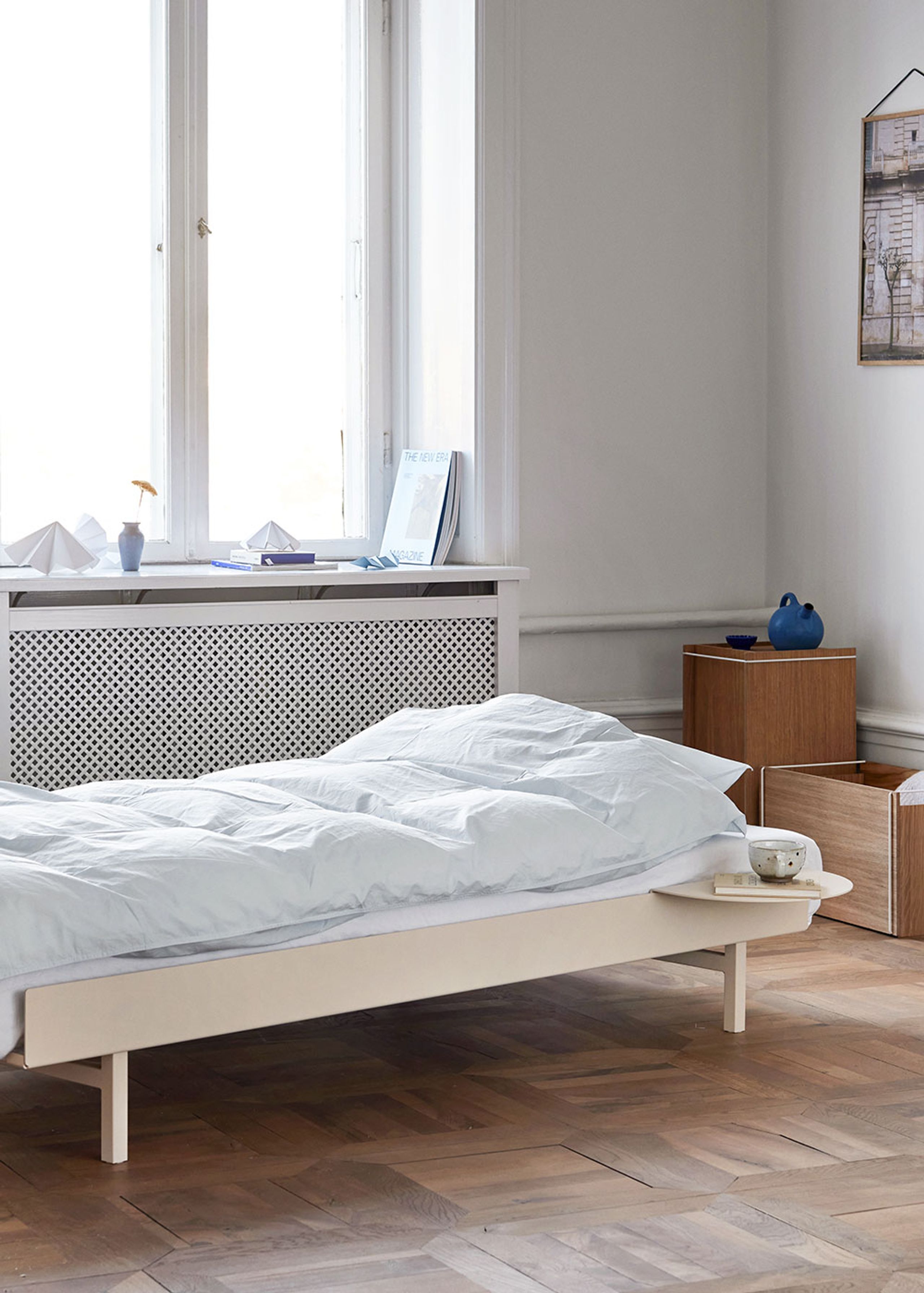 MOEBE - Bed frame - MOEBE Seng - Sand - 140 cm