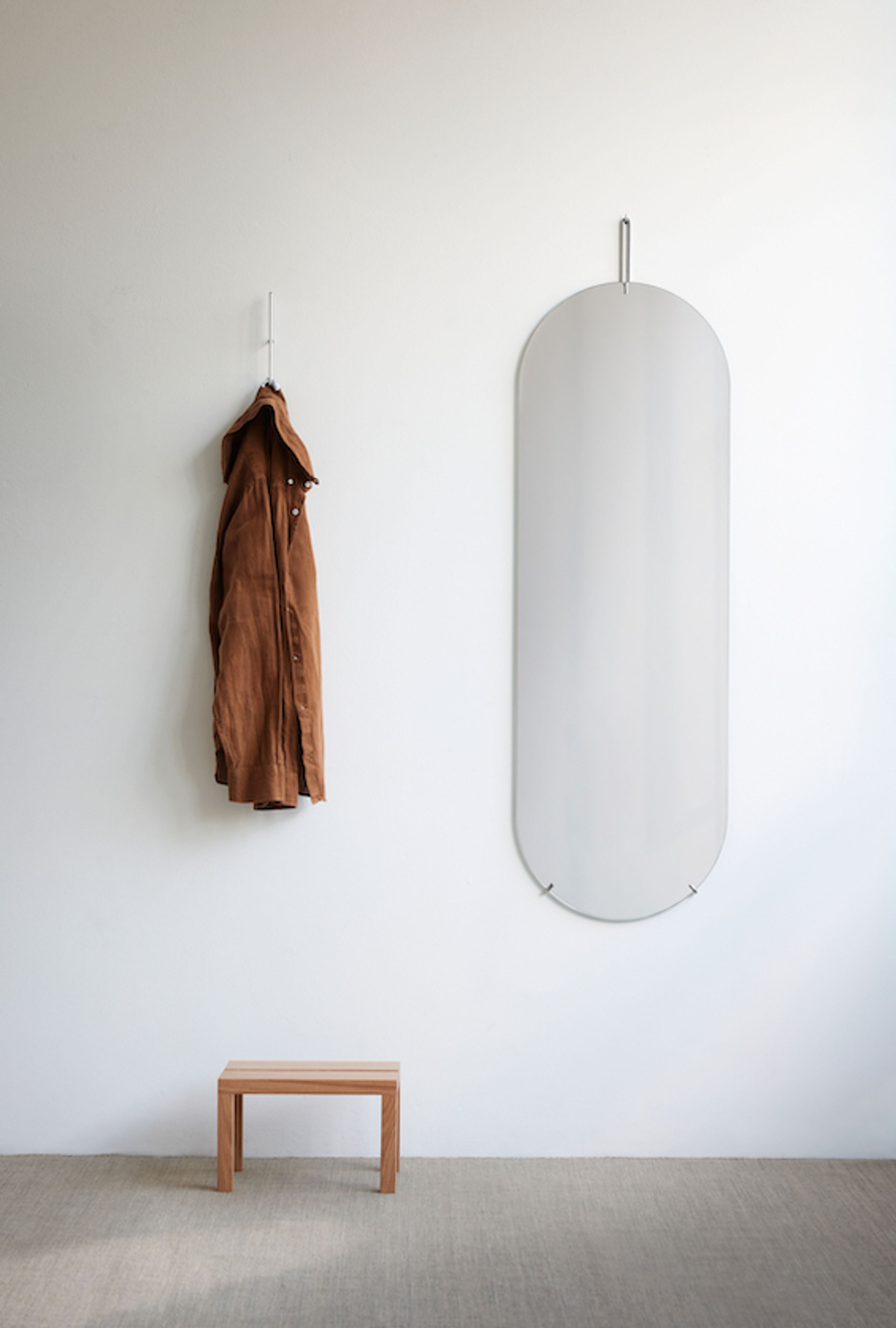 MOEBE - Miroir - Wall Mirror - Ø70 - Stainless Steel