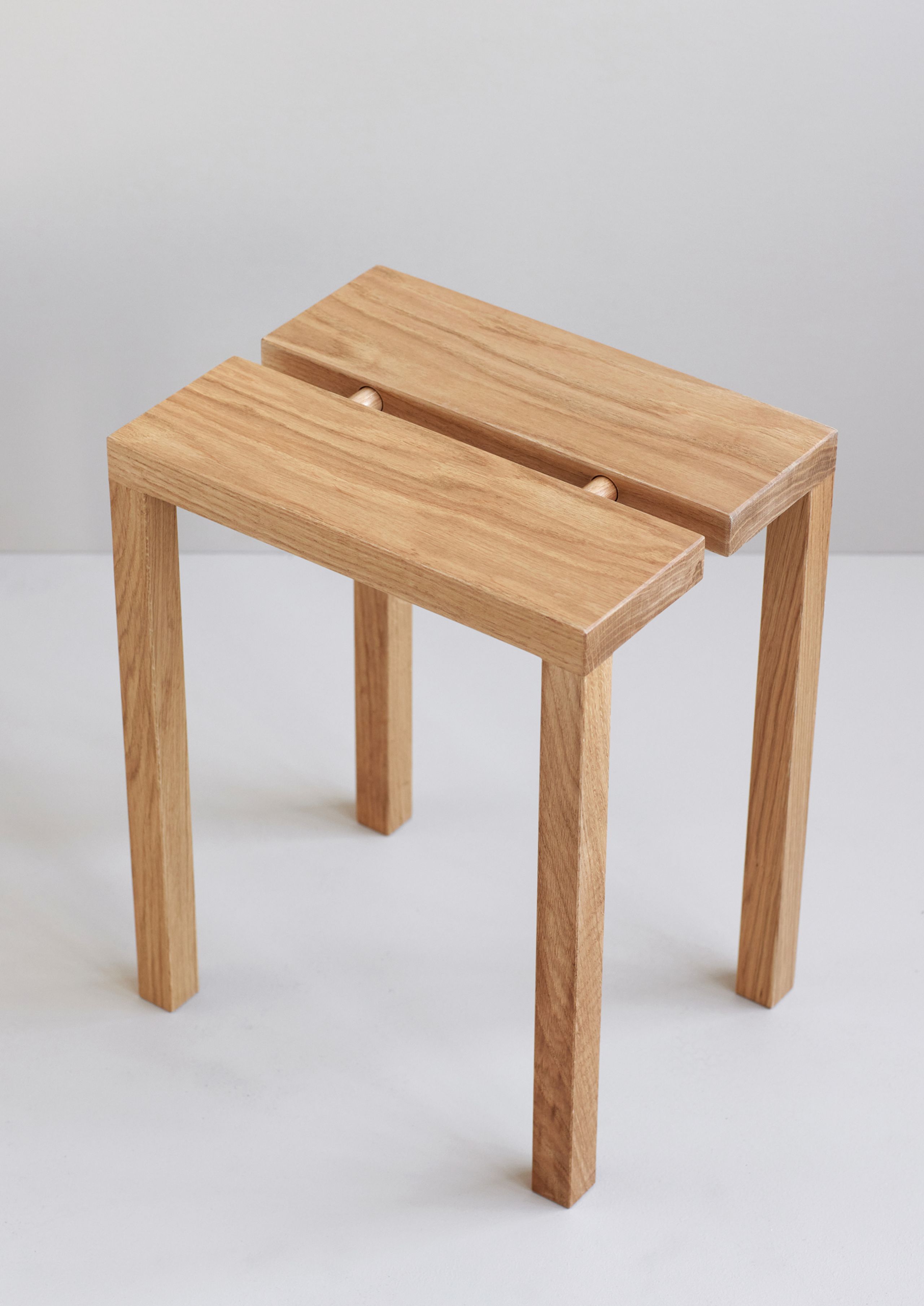 MOEBE - Chair - Peg Stool - Oak