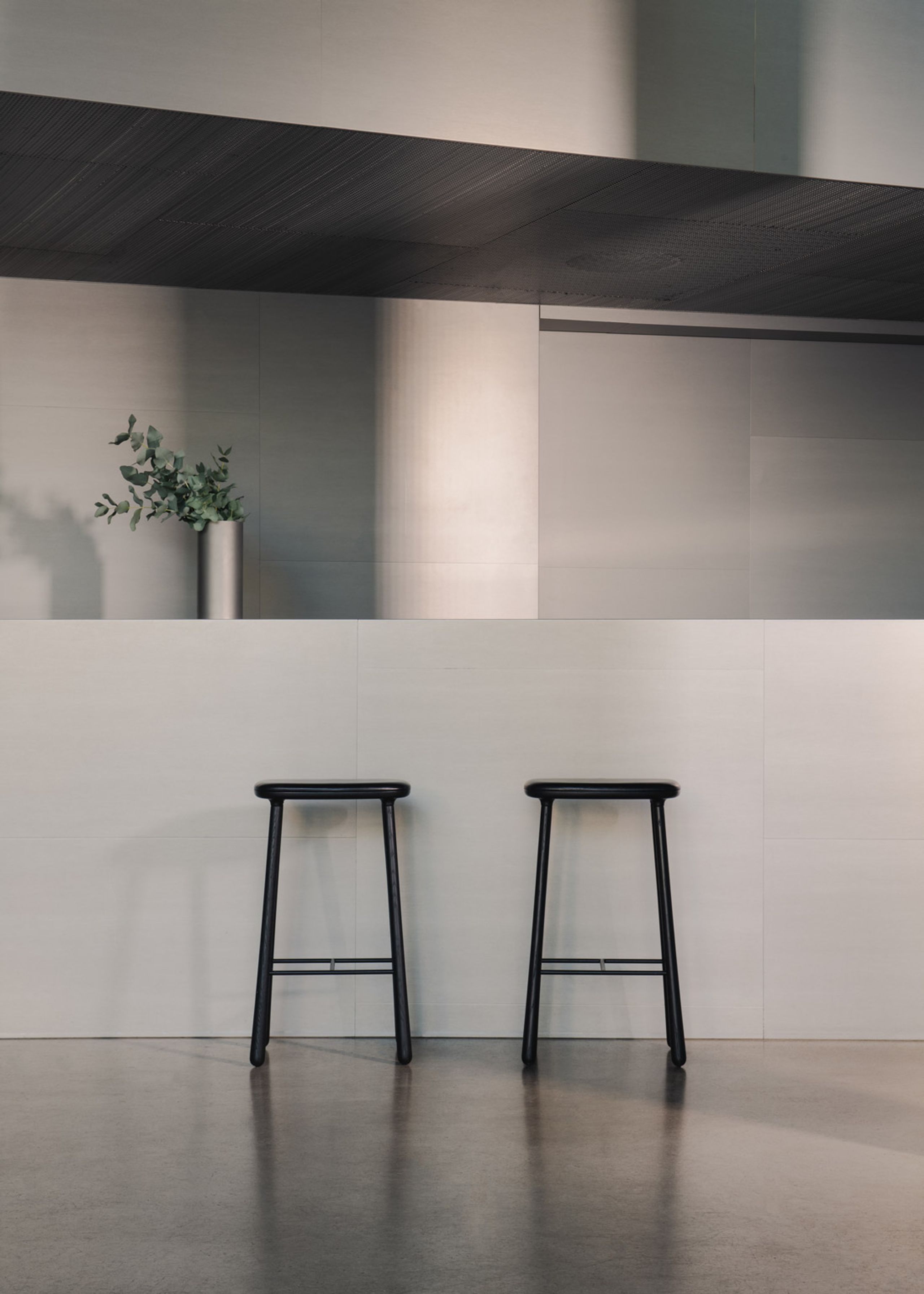 Møbel Copenhagen - Taburete de bar - Cuba Bar Stool - Oiled Oak / Sand Leather