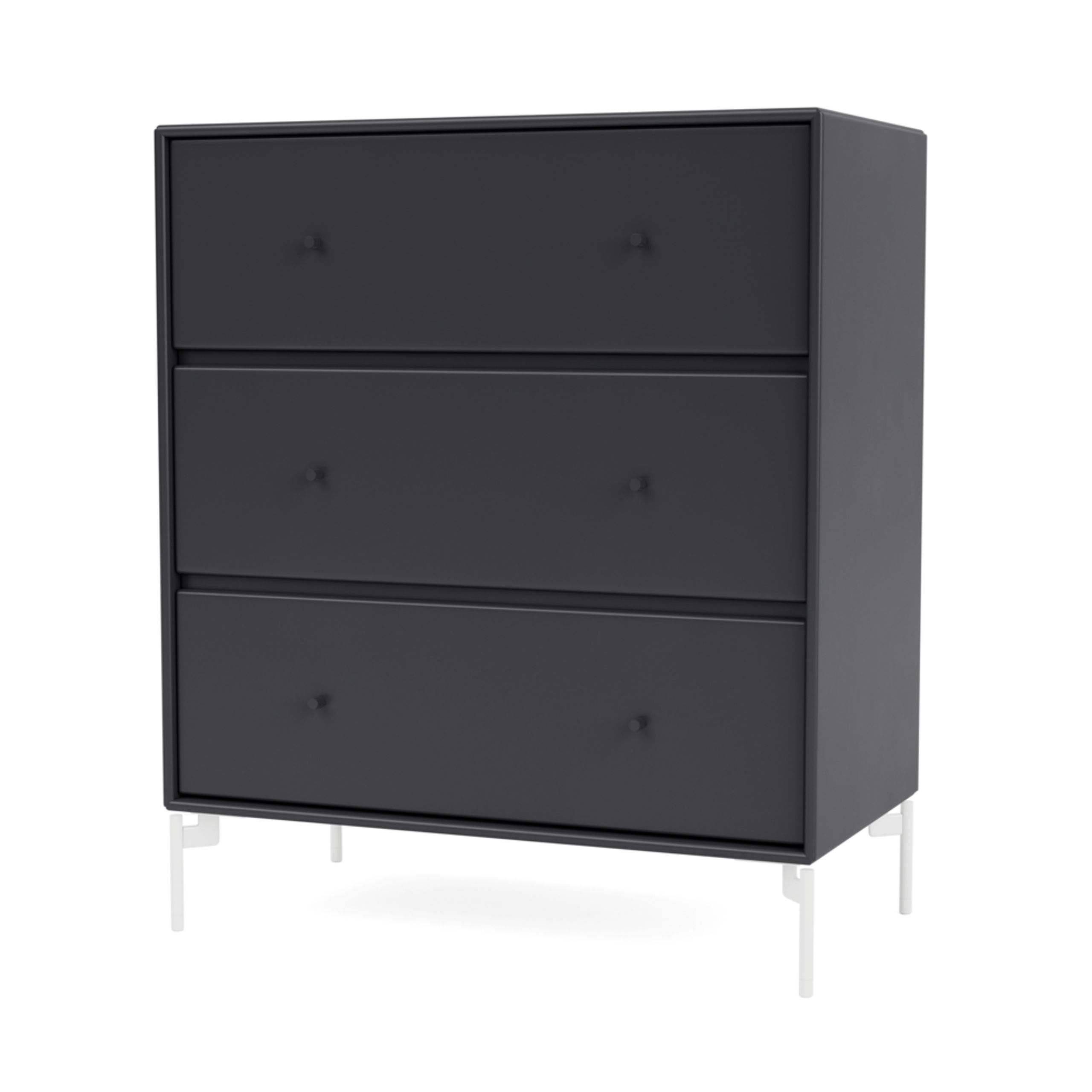 Montana - Komoda - CARRY - With white legs - Anthracite